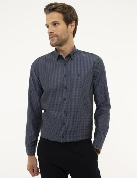 Lacivert Slim Fit Gömlek - 50209618002