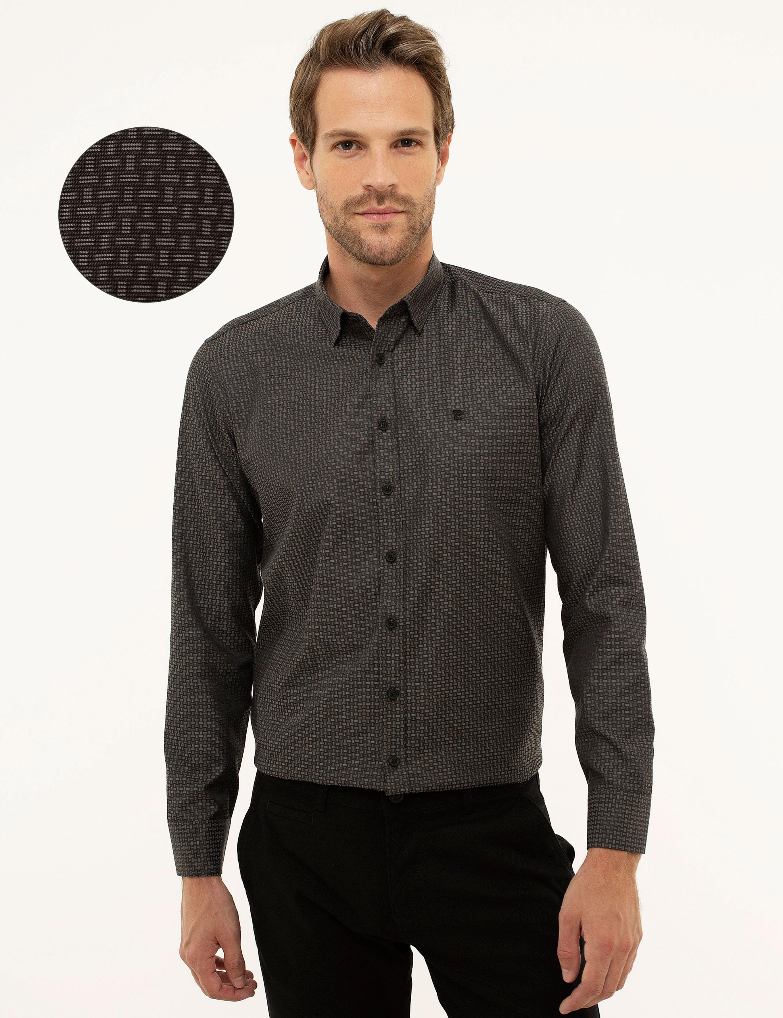 Siyah Slim Fit Gömlek