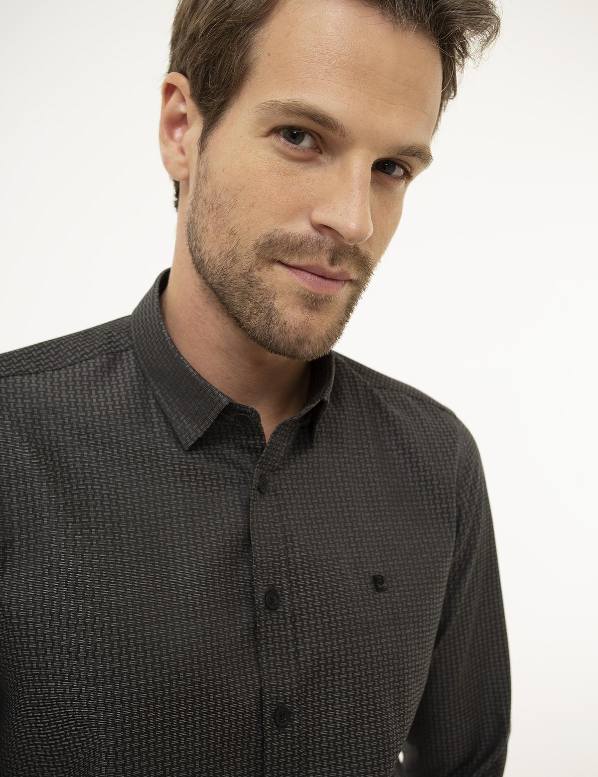 Siyah Slim Fit Gömlek - 50209618010