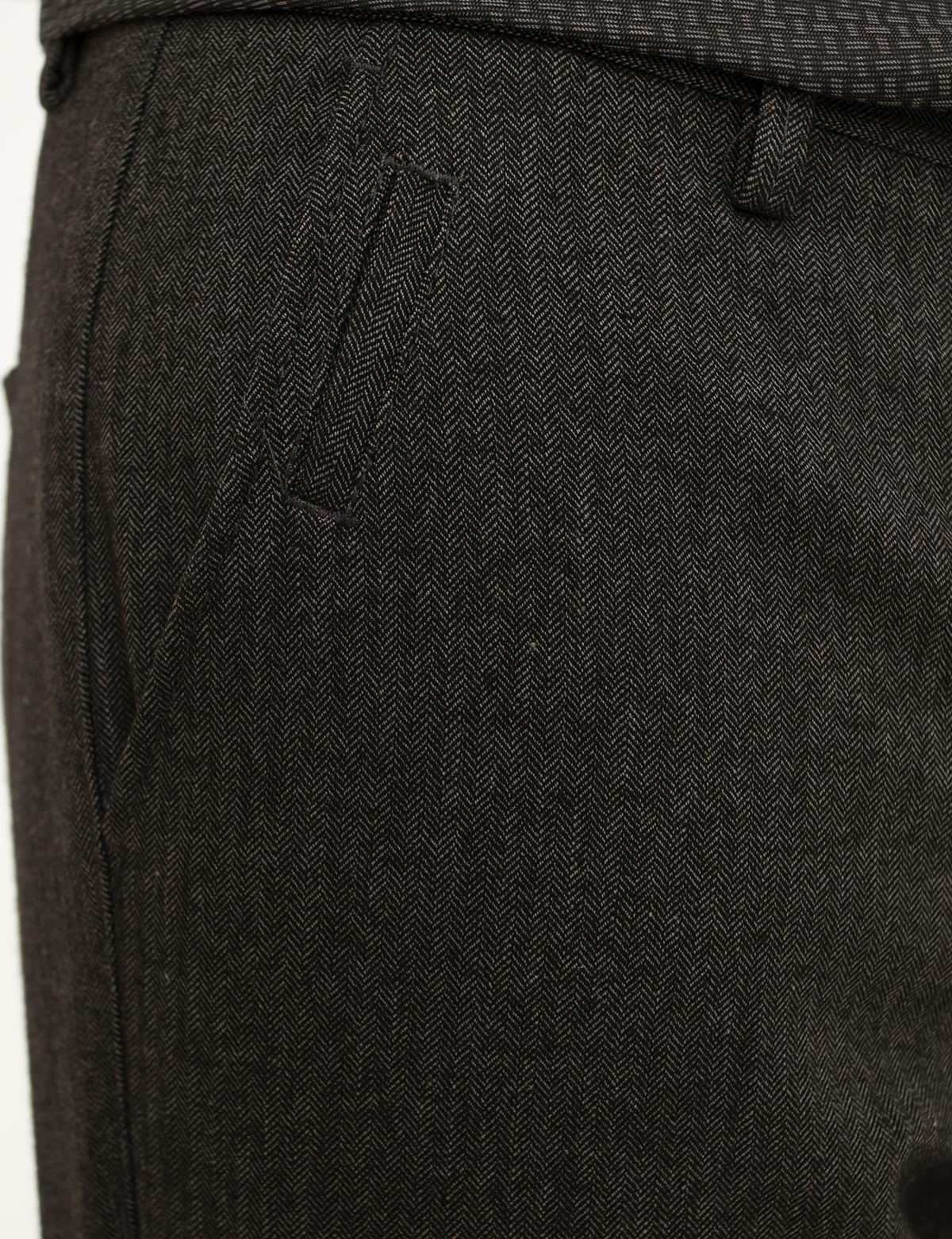 Kahverengi Slim Fit Kanvas Pantolon - 50209782035