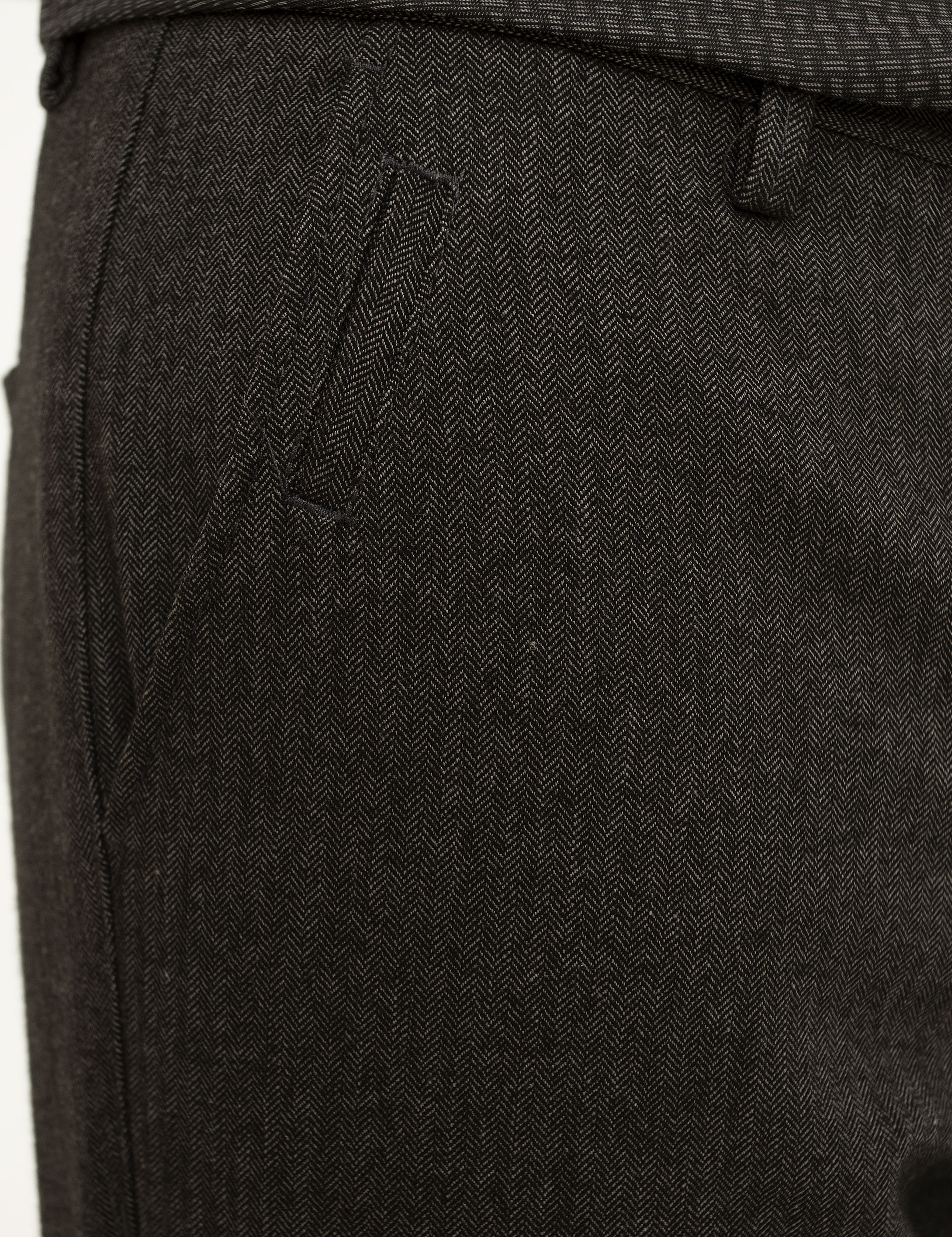 Kahverengi Slim Fit Kanvas Pantolon