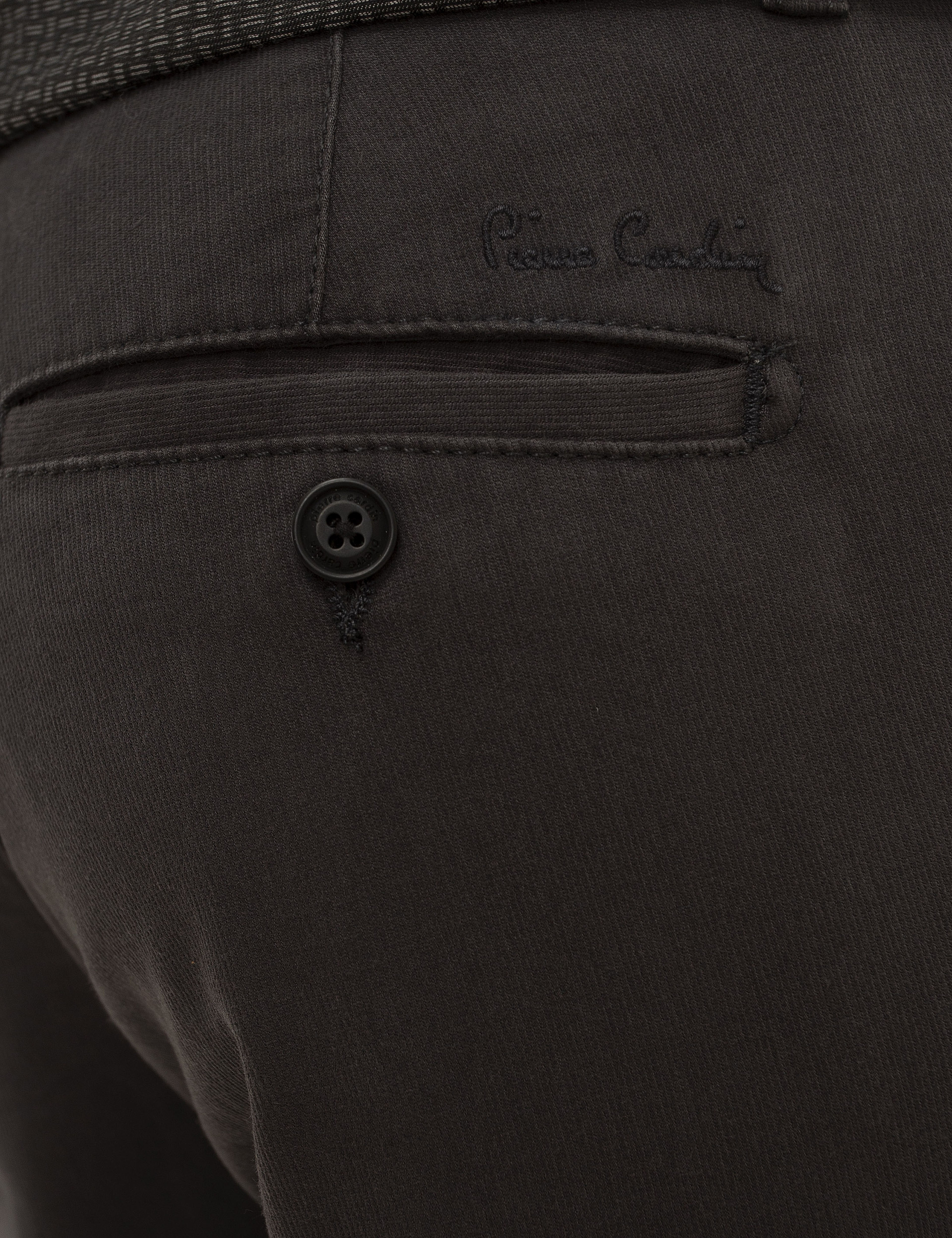 Antrasit Slim Fit Kanvas Pantolon