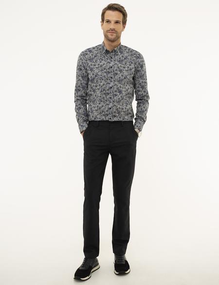 Lacivert Slim Fit Gömlek - 50209575010