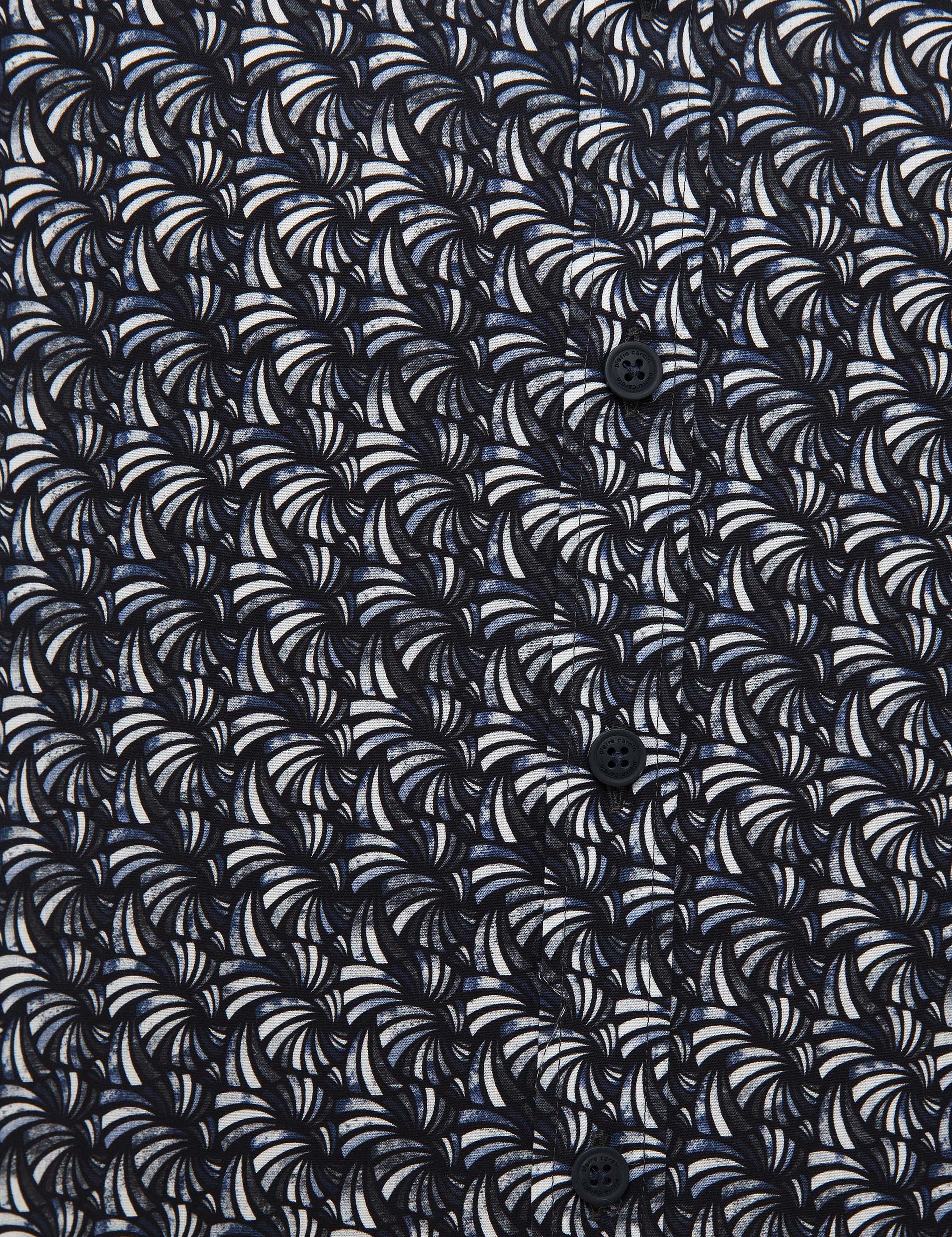 Lacivert Slim Fit Uzun Kollu Gömlek