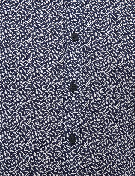 Lacivert Slim Fit Uzun Kollu Gömlek - 50209589001