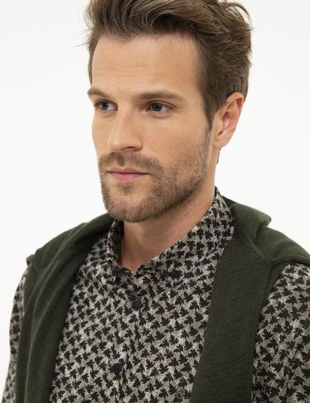 Koyu Yeşil Slim Fit Gömlek - 50209565010