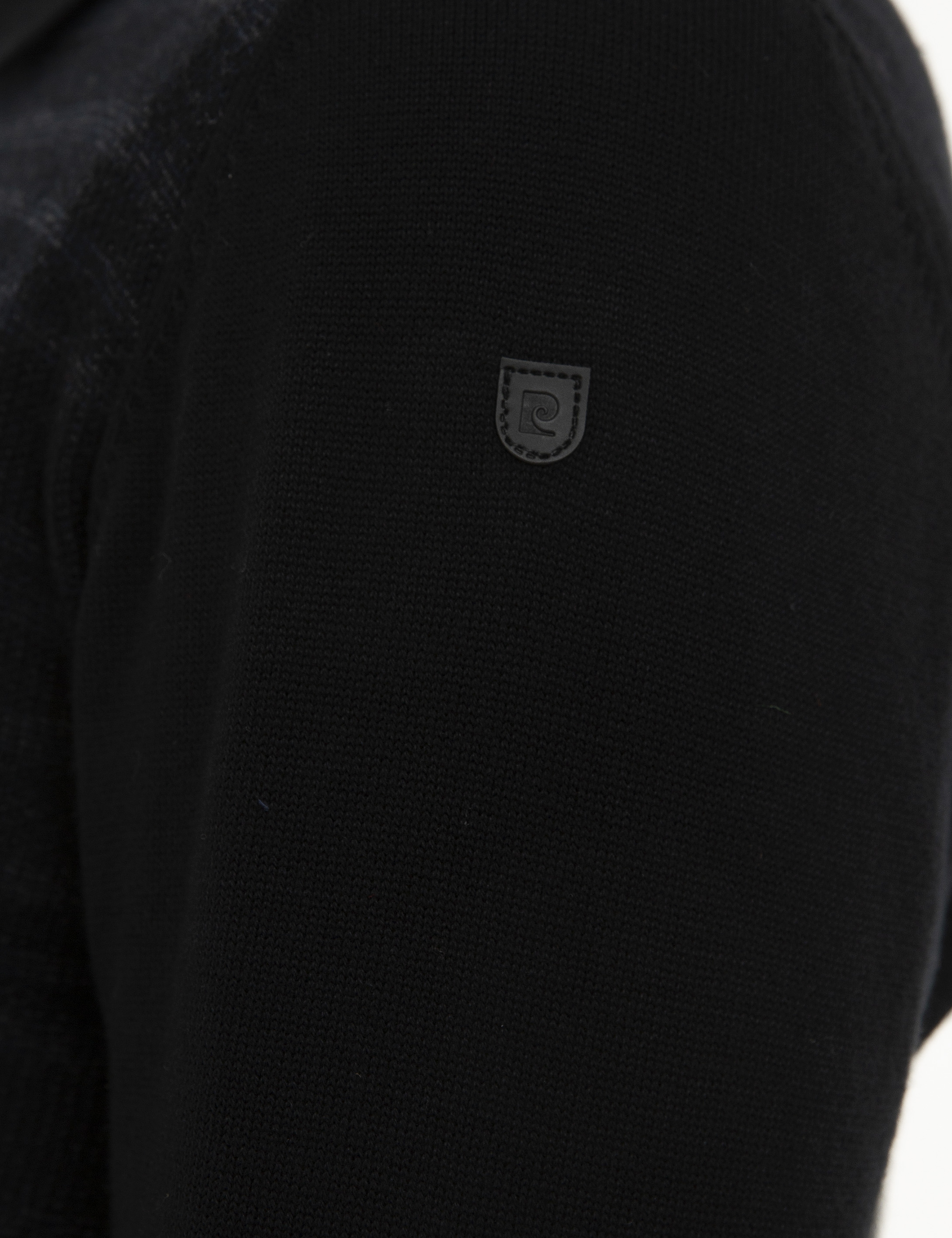 Siyah Slim Fit Triko Kazak - Image 6