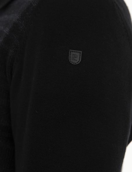 Siyah Slim Fit Triko Kazak - 50209906010