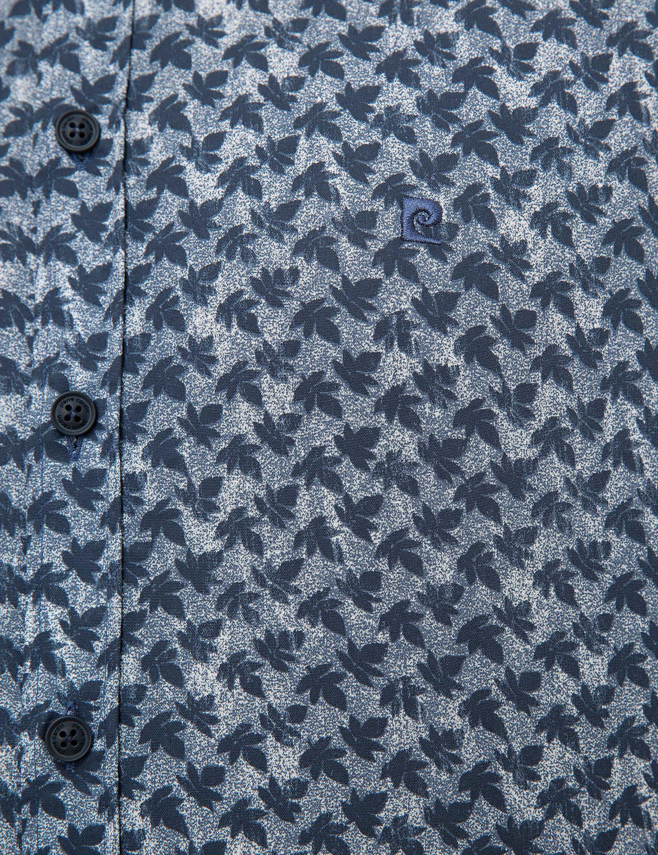 Lacivert Slim Fit Uzun Kollu Gömlek