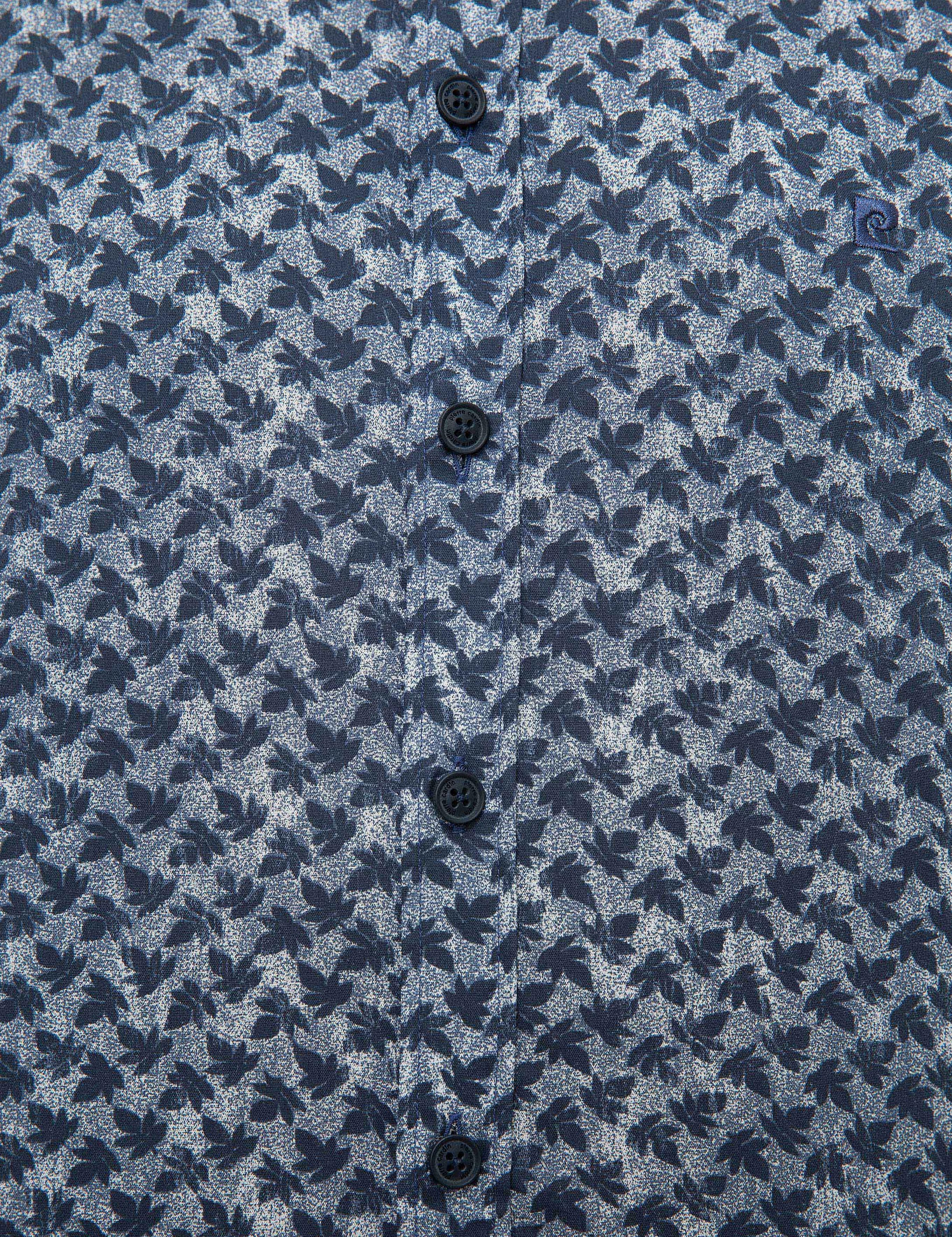 Lacivert Slim Fit Uzun Kollu Gömlek