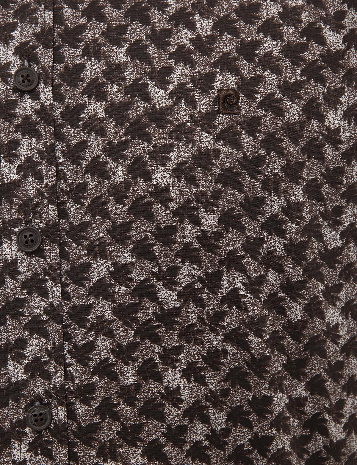 Kahverengi Slim Fit Uzun Kollu Gömlek - 50209565019