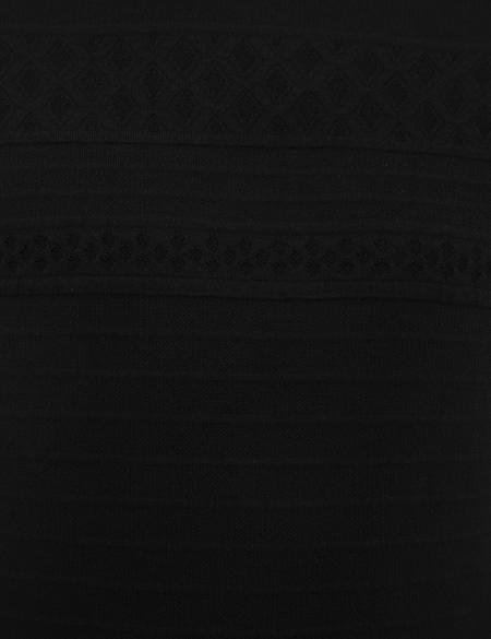 Siyah Slim Fit Kazak - 50209912006