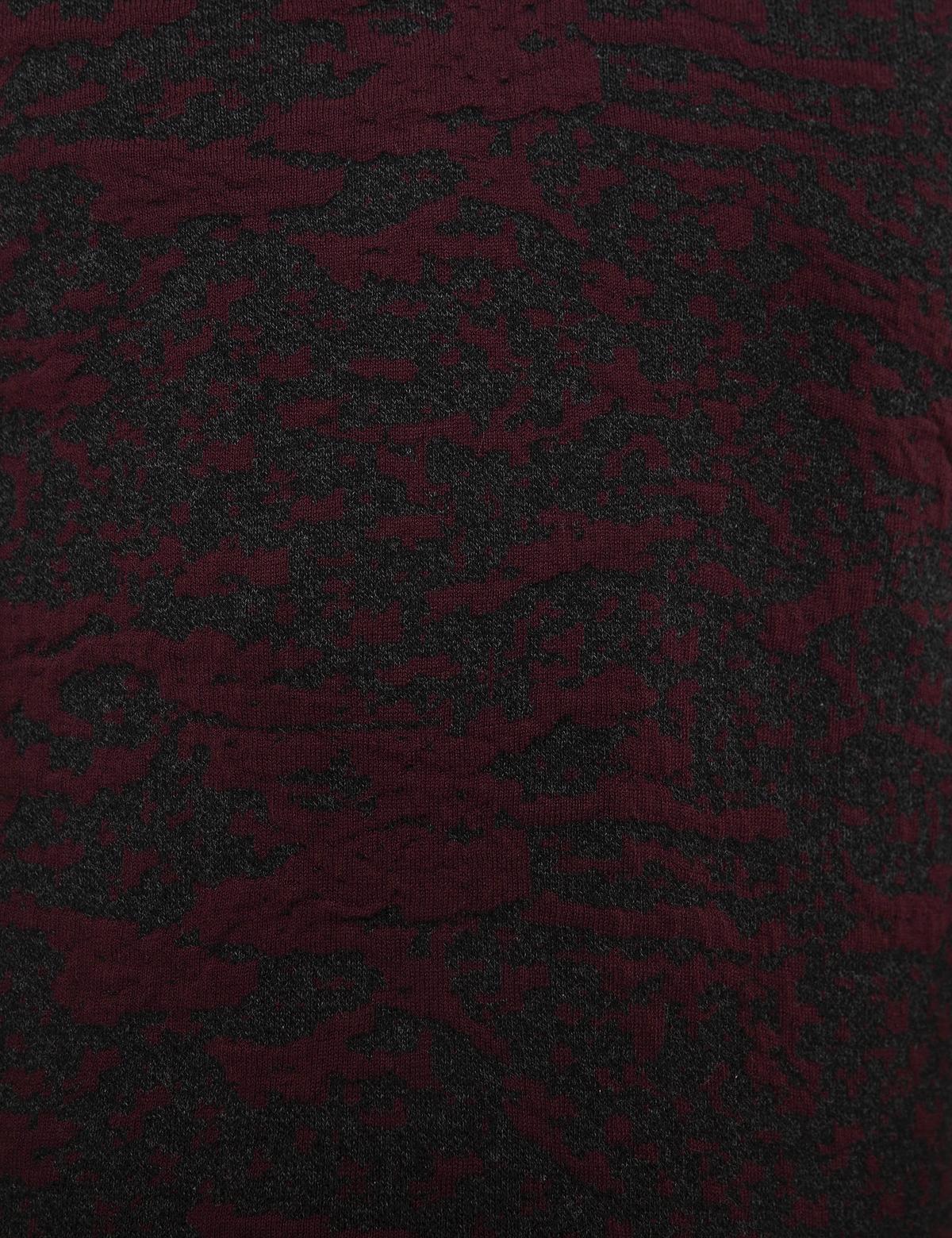 Antrasit Melanj Slim Fit V Yaka Triko Kazak - 50210609031