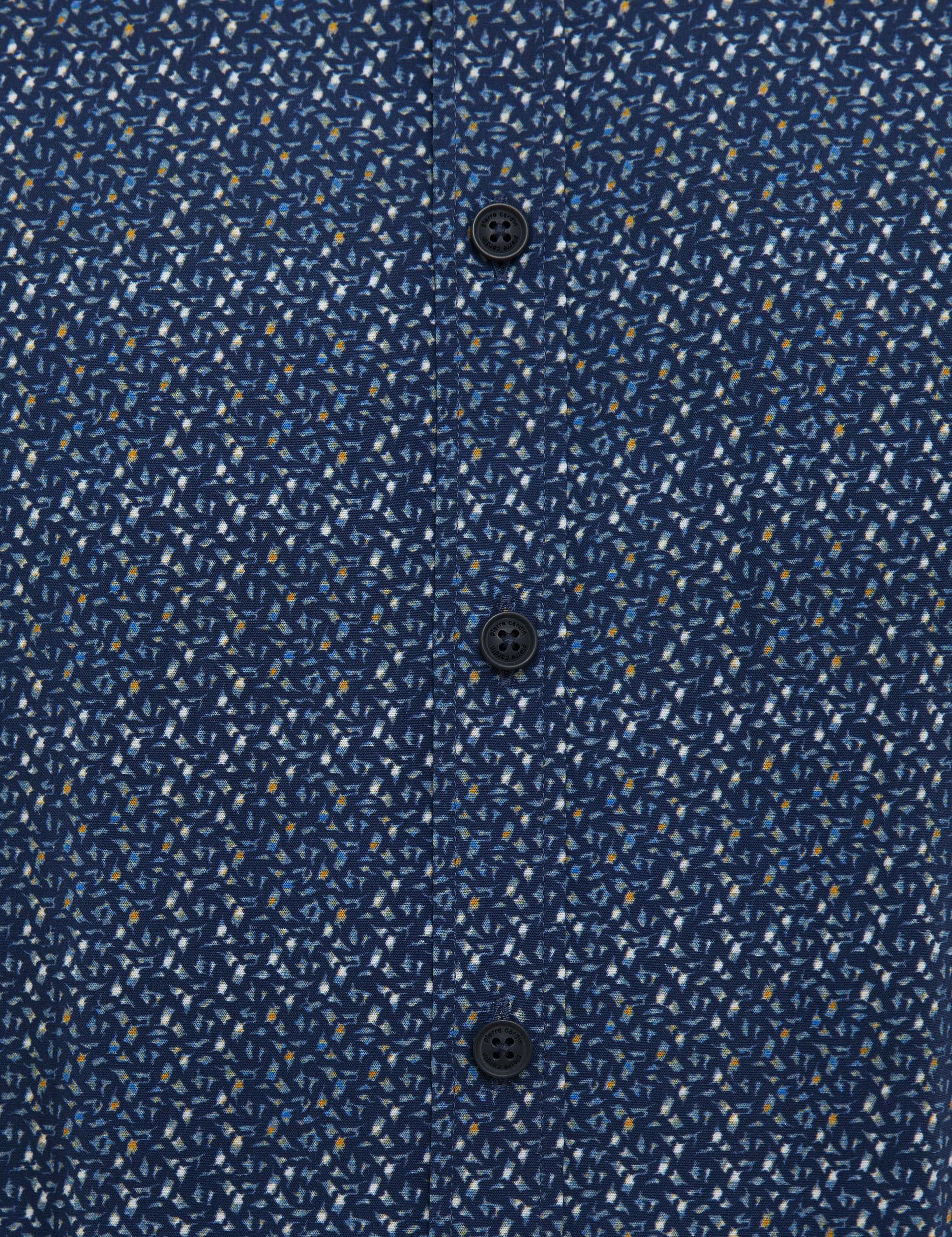 Lacivert Slim Fit Gömlek - Image 5