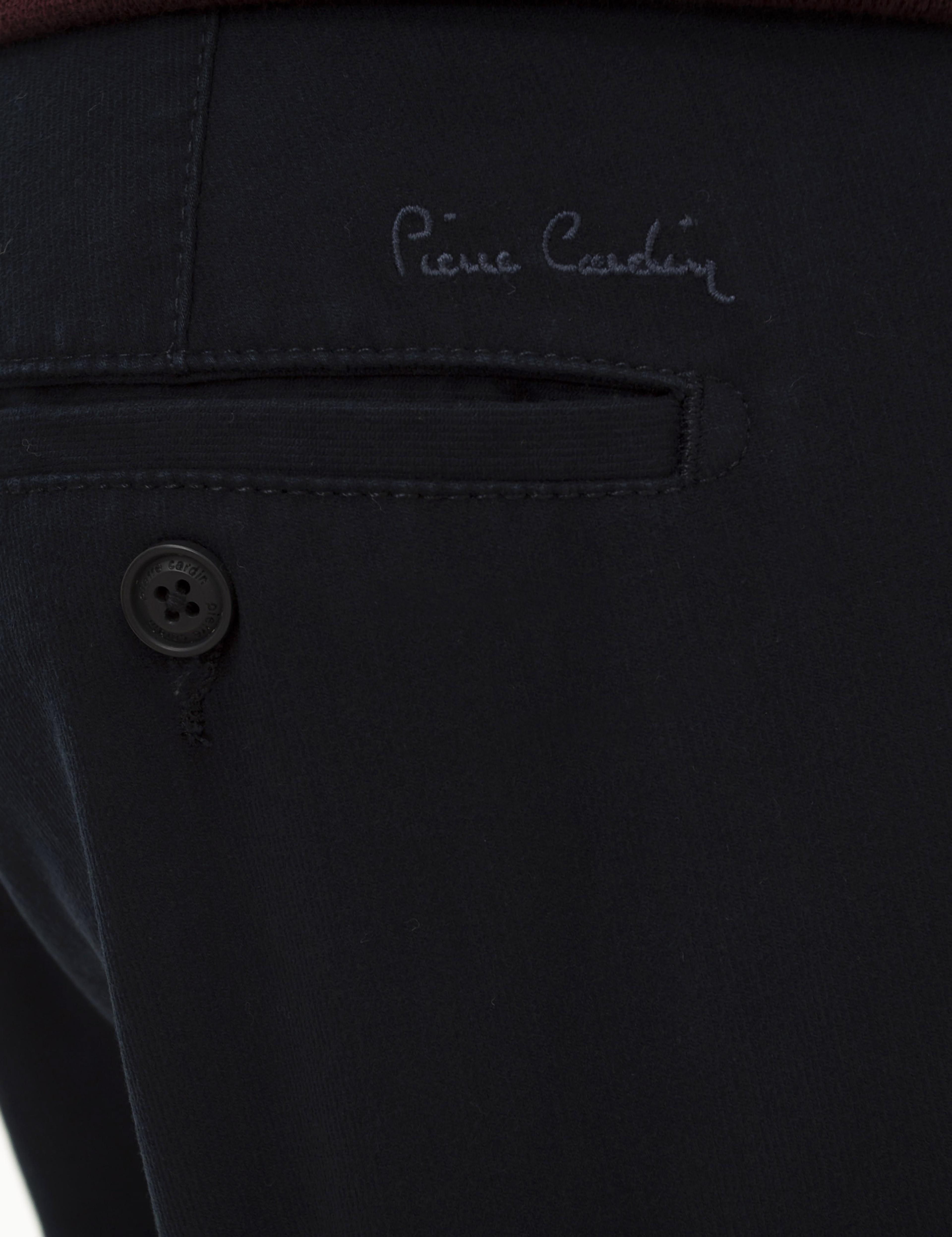 Lacivert Slim Fit Kanvas Pantolon - Image 4