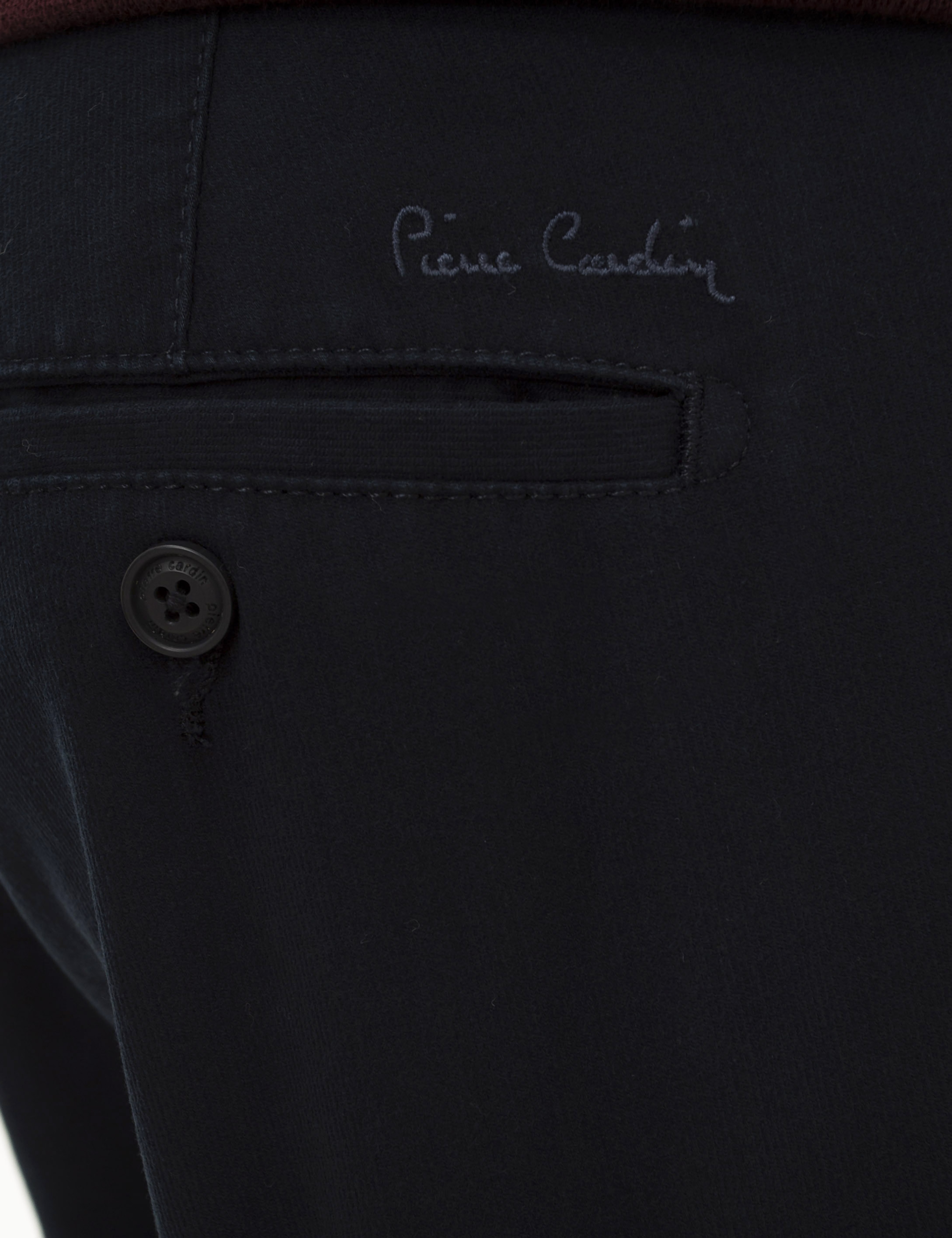 Lacivert Slim Fit Kanvas Pantolon