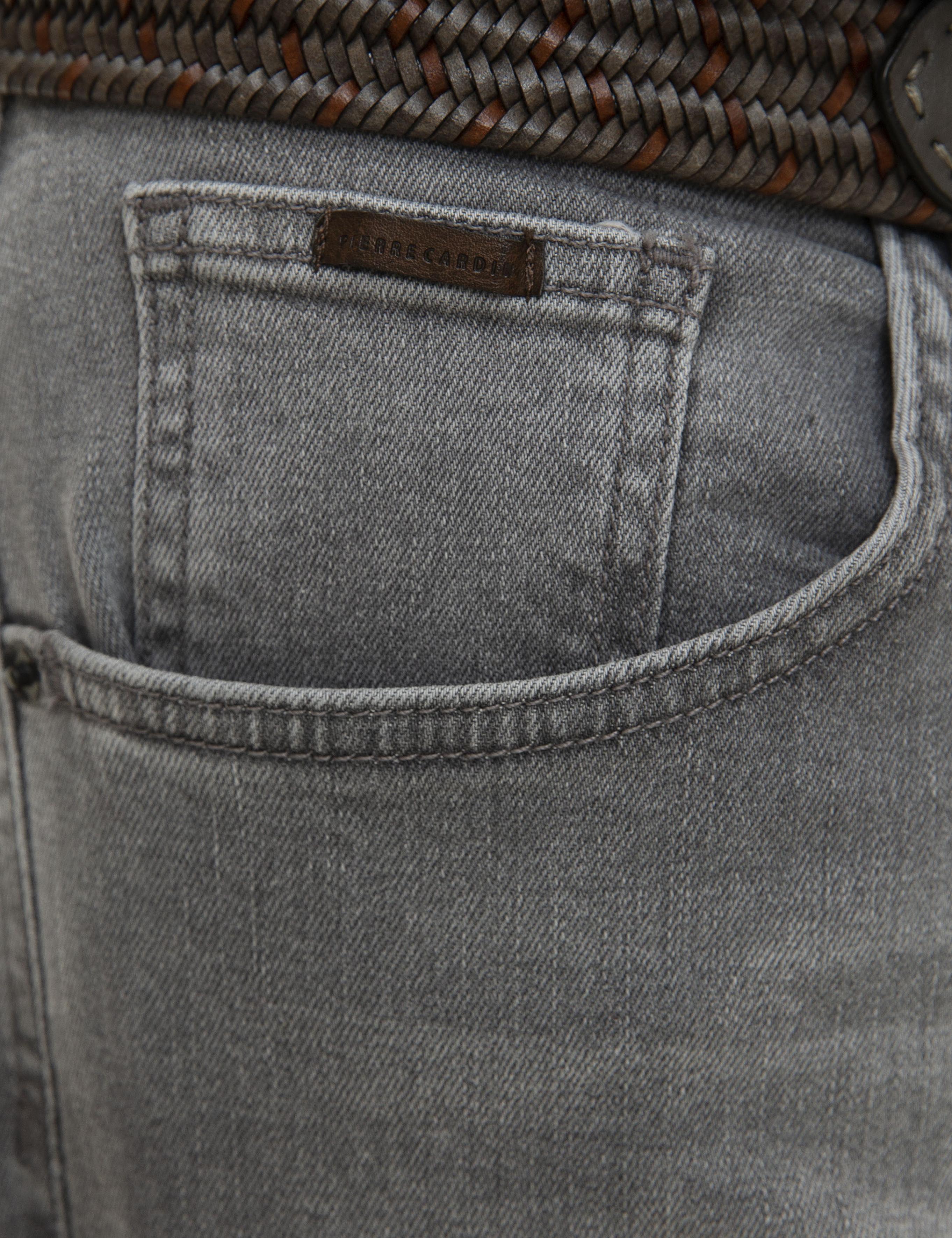 Gri Slim Fit Denim Pantolon