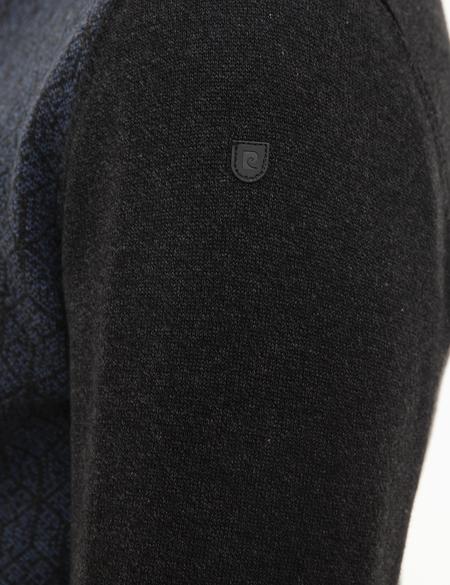 Antrasit Melanj Slim Fit Triko Kazak - 50209919034