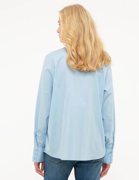 Açık Mavi Regular Fit Uzun Kollu Gömlek - 50209159005