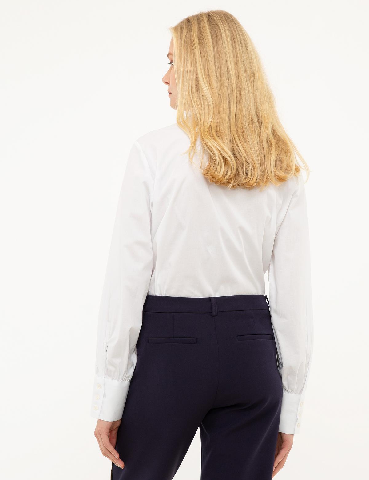 Beyaz Regular Fit Uzun Kollu Gömlek - 50209159010