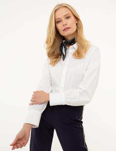 Beyaz Regular Fit Uzun Kollu Gömlek - 50209159010