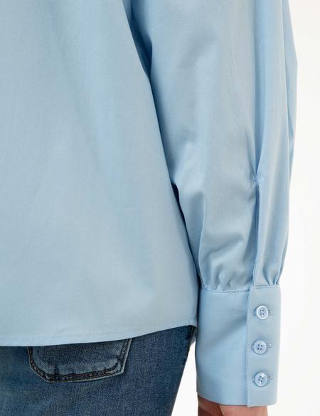 Açık Mavi Regular Fit Uzun Kollu Gömlek - 50209159005