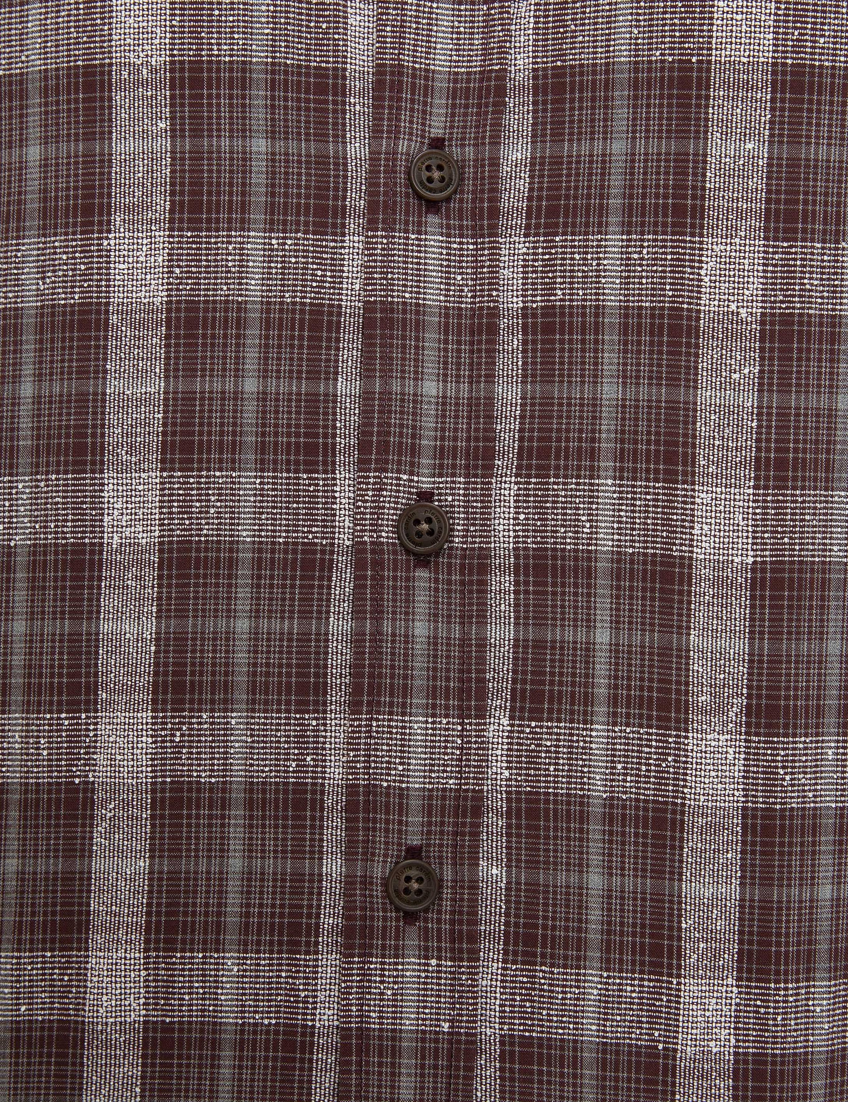 Bordo Slim Fit Gömlek