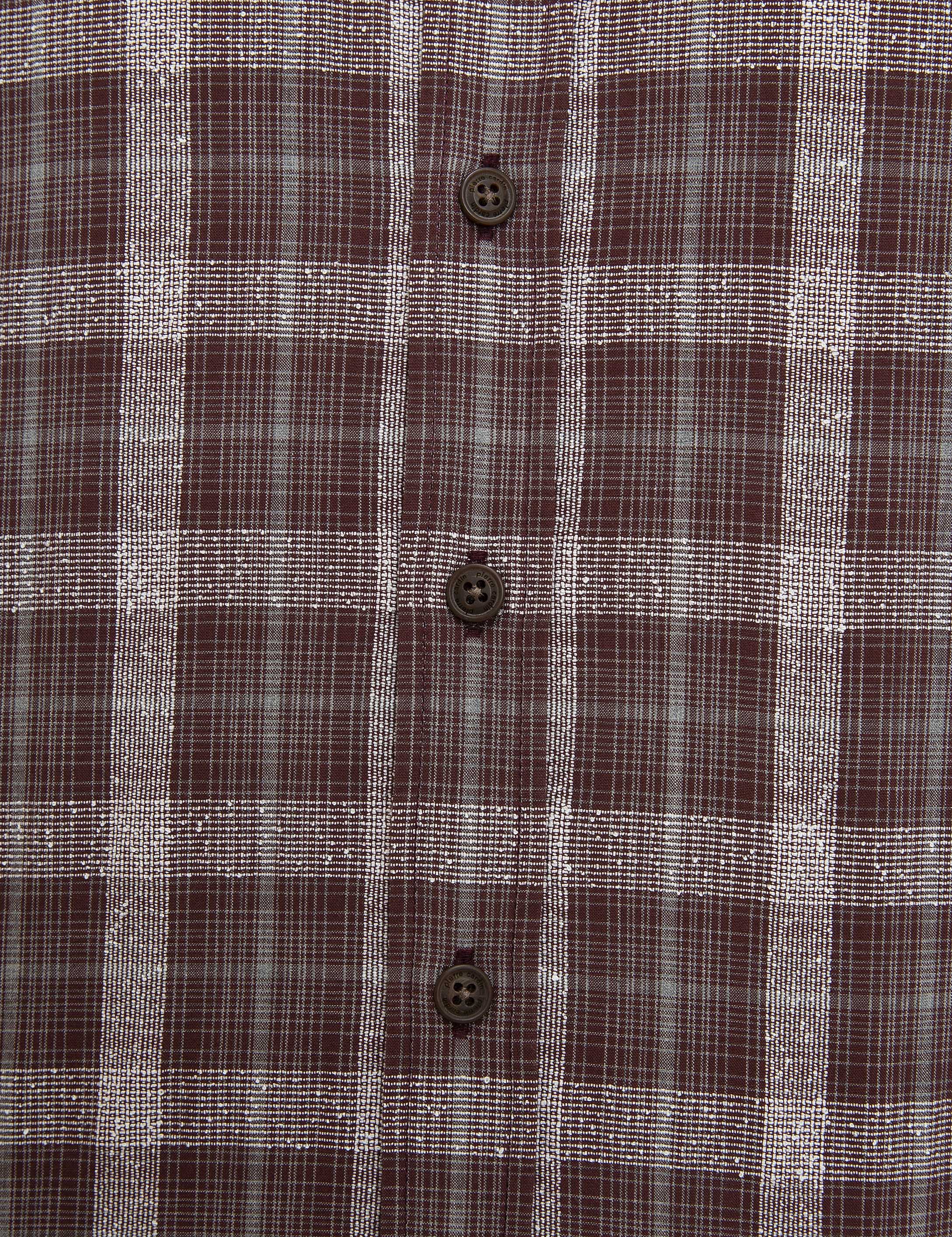 Bordo Slim Fit Gömlek