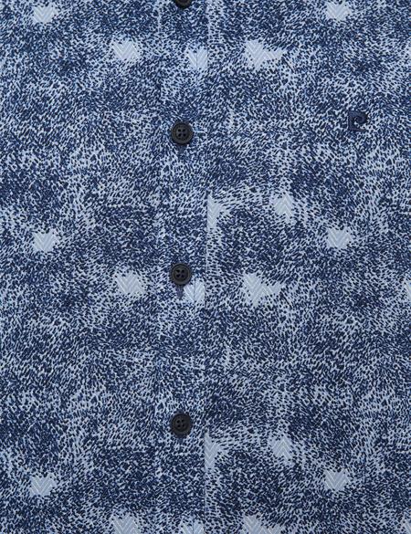 Lacivert Slim Fit Uzun Kollu Gömlek - 50209563010