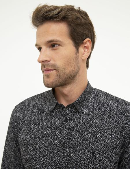 Siyah Slim Fit Gömlek - 50209608010