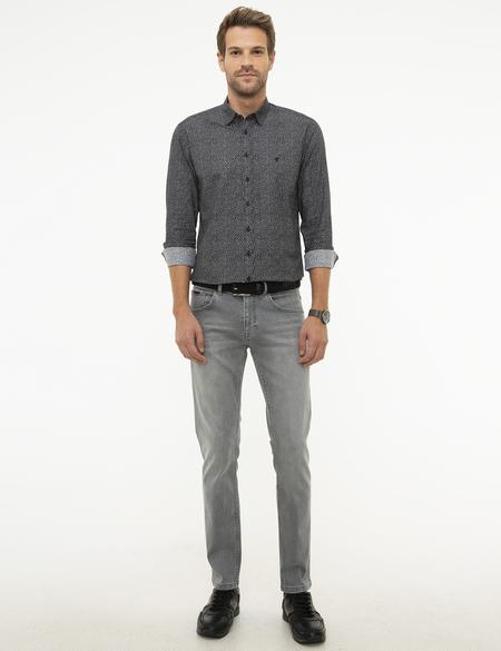 Siyah Slim Fit Gömlek - 50209608010