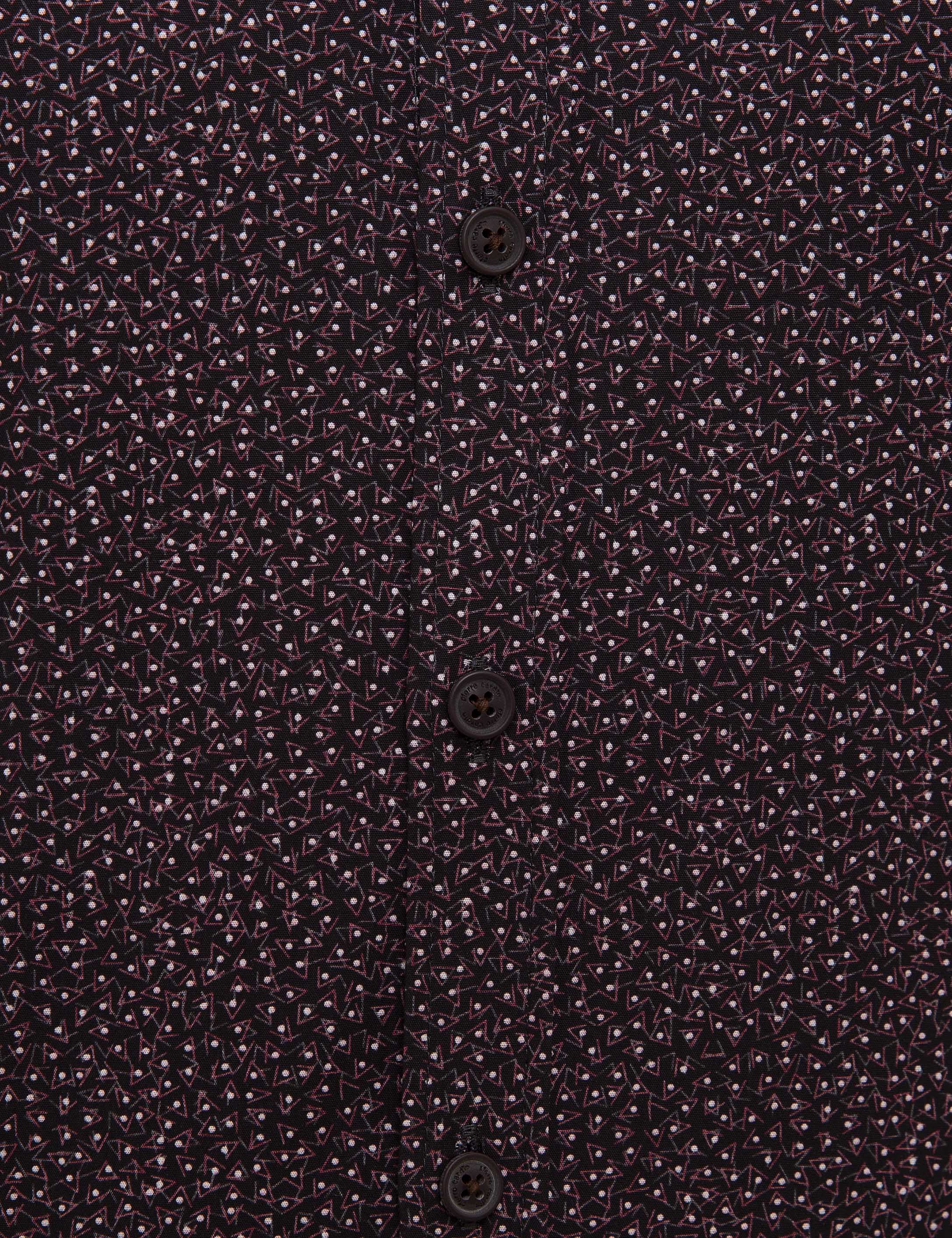 Bordo Slim Fit Uzun Kollu Gömlek
