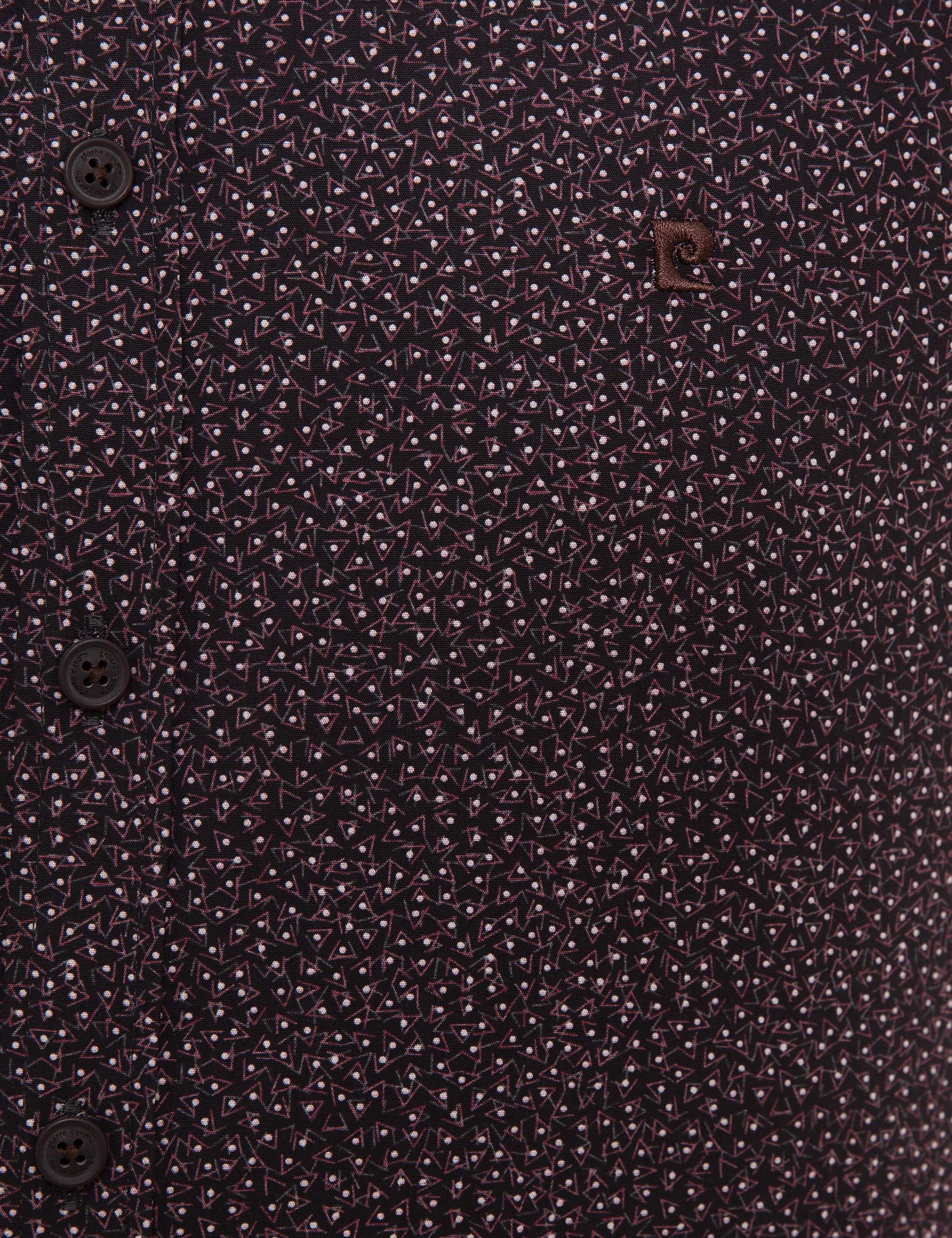 Bordo Slim Fit Uzun Kollu Gömlek