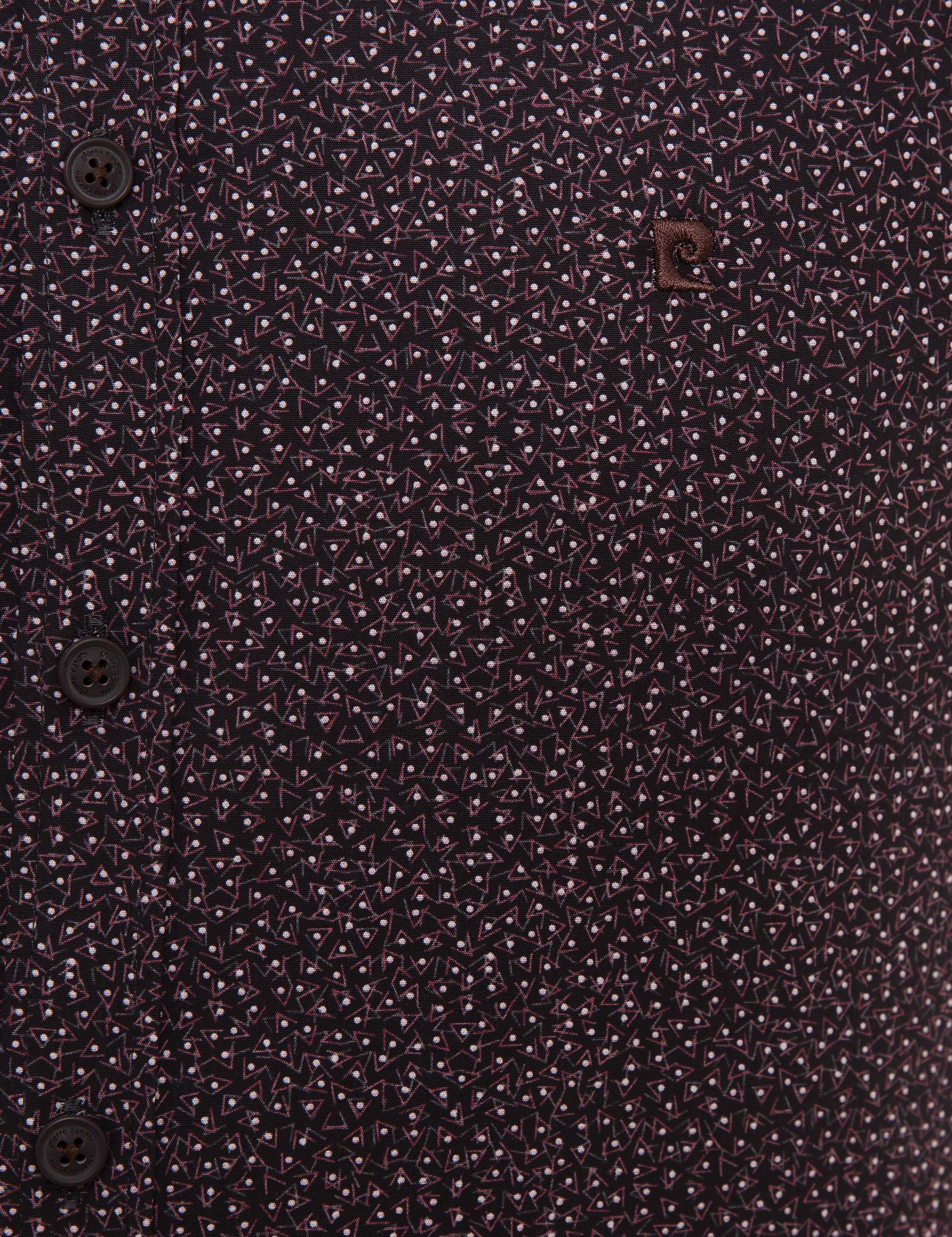 Bordo Slim Fit Uzun Kollu Gömlek - Image 5