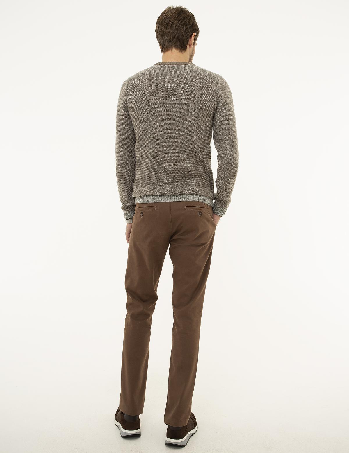 Camel Slim Fit Kanvas Pantolon - 50210113094