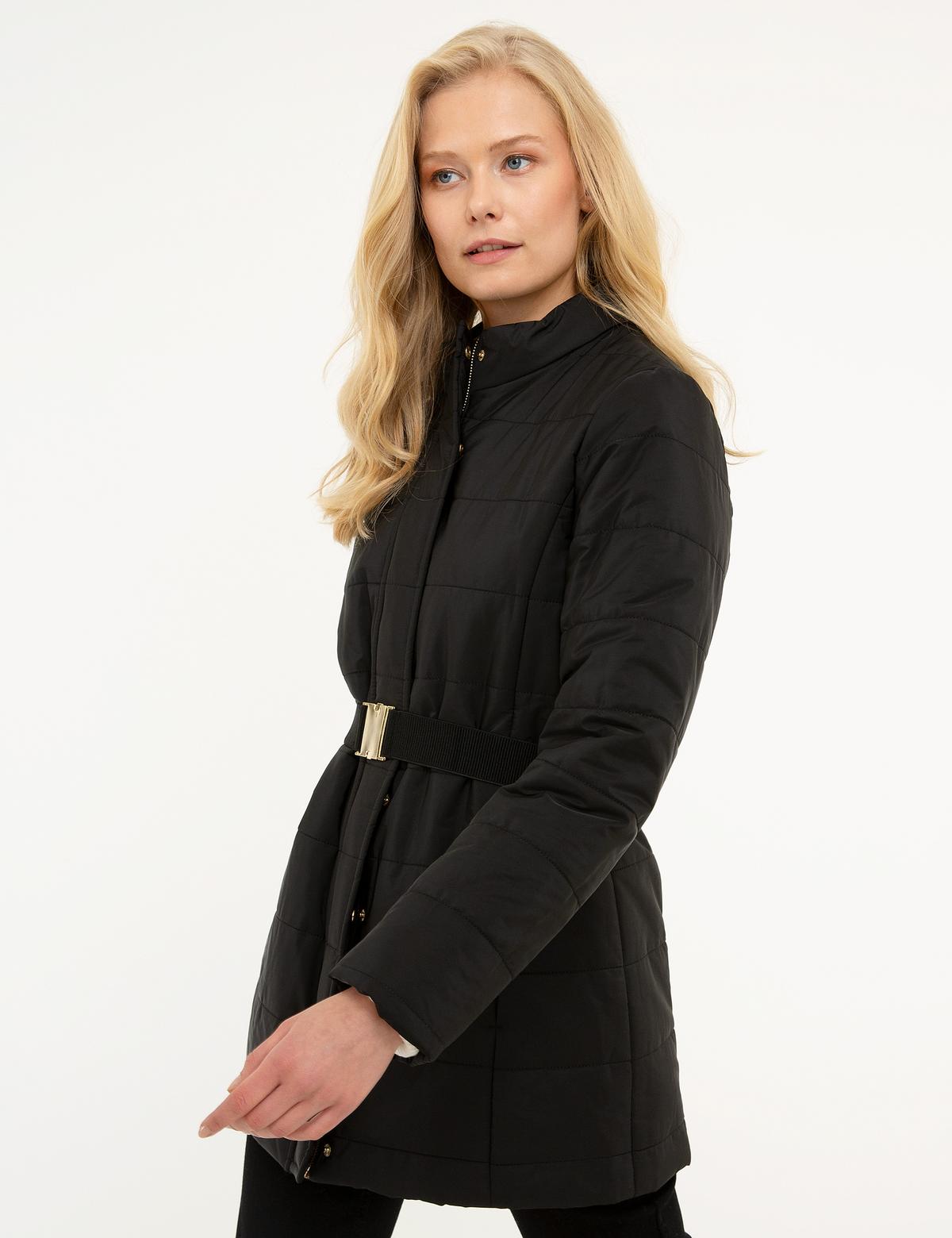 Siyah Kaşe Mont - 50210252008