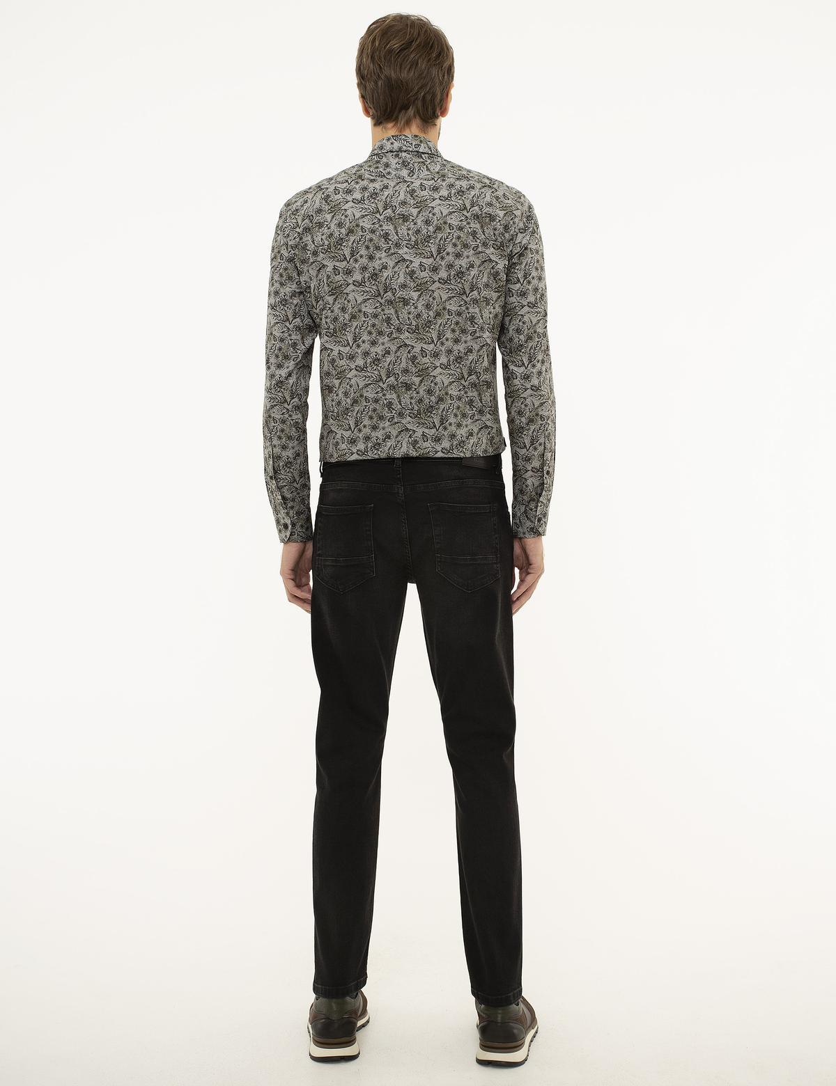 Antrasit Real Slim Fit Denim Pantolon - 50211303022