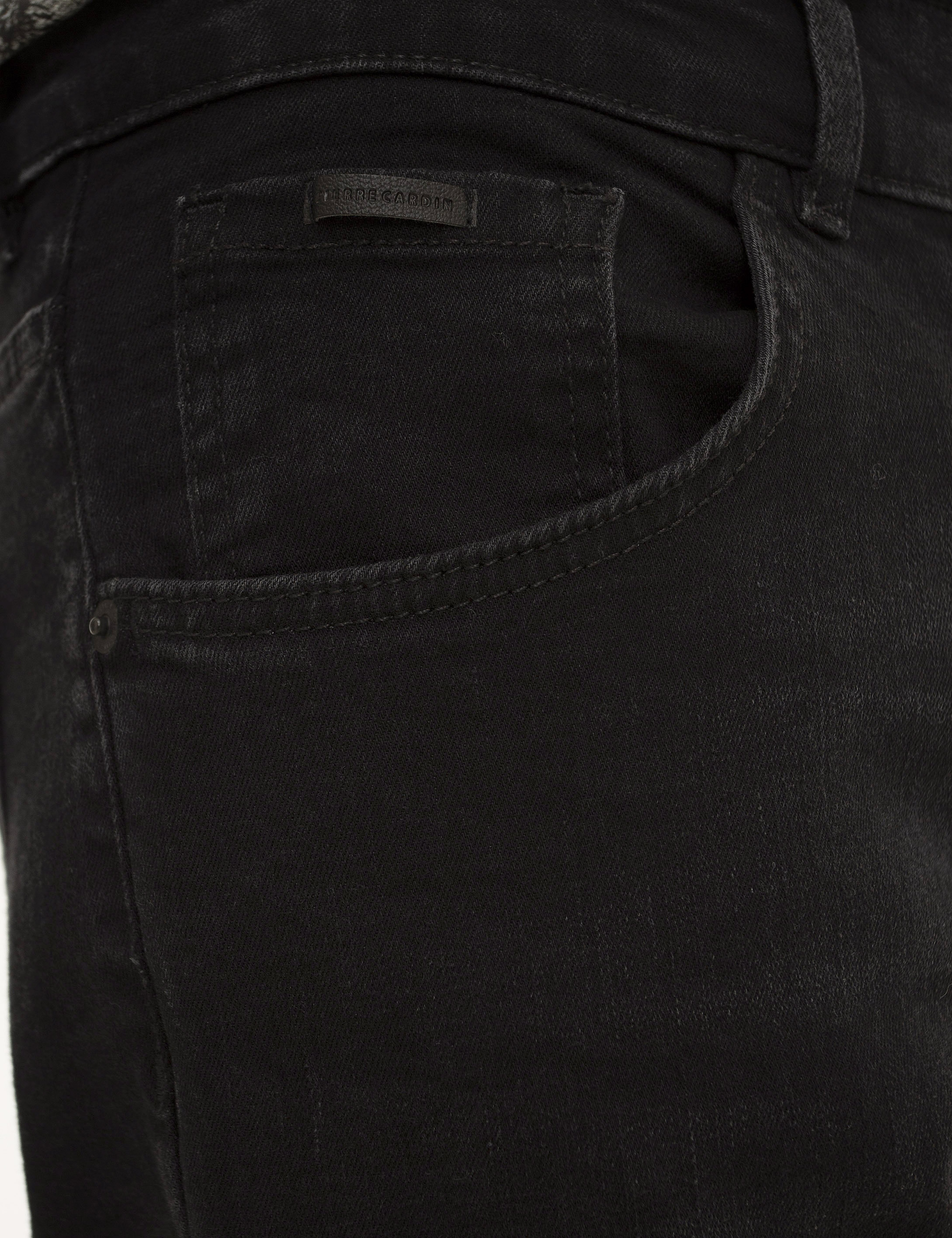 Antrasit Real Slim Fit Denim Pantolon - Image 4