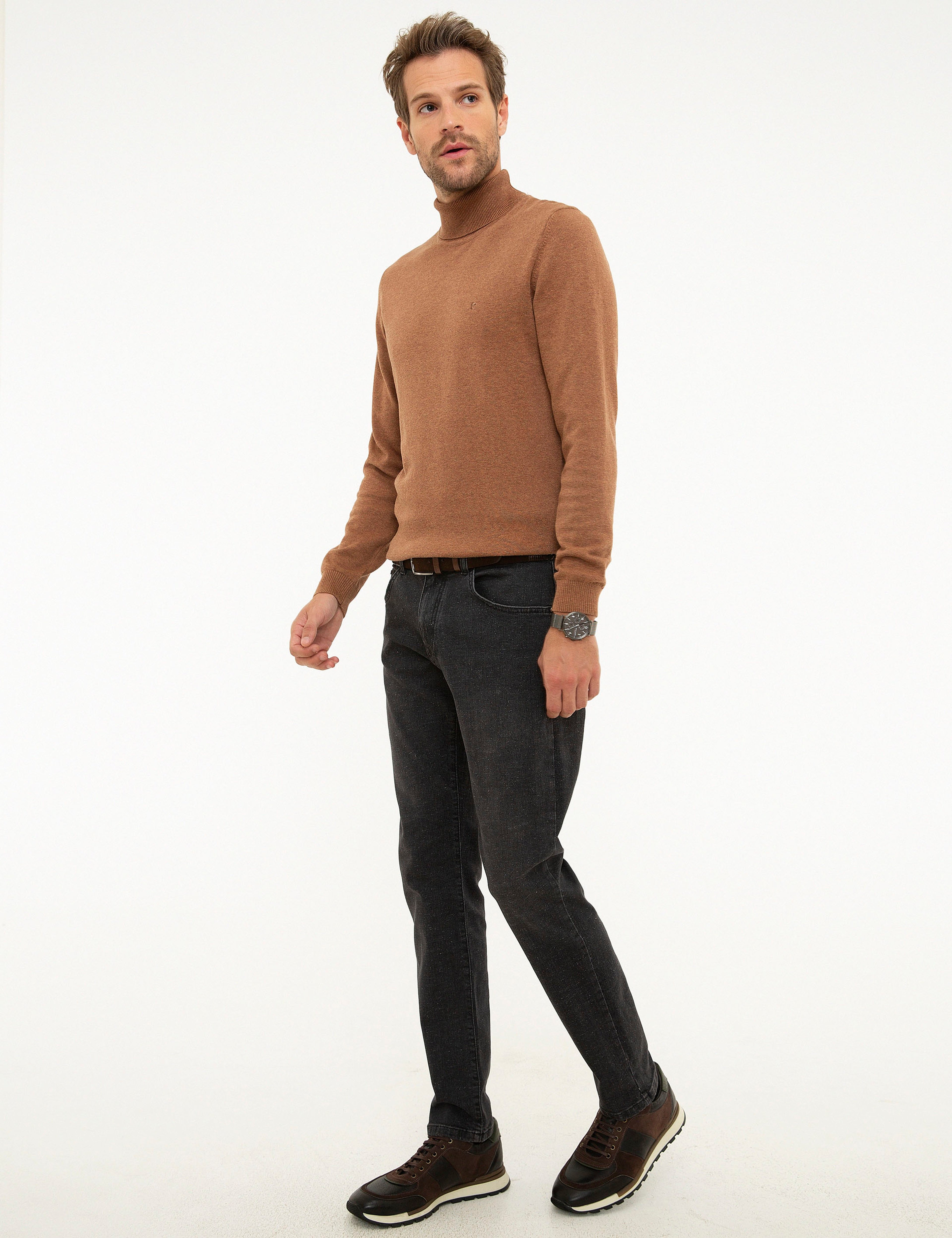 Füme Slim Fit Denim Pantolon - Image 2