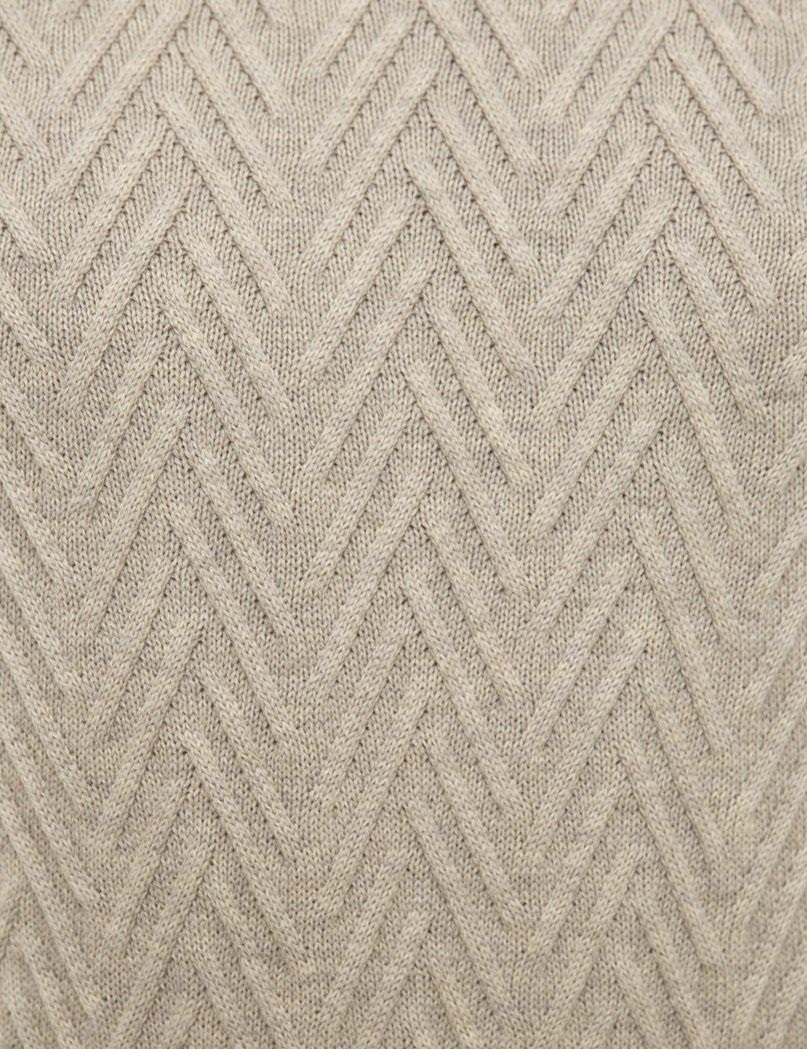 Kum Melanj Slim Fit Triko Kazak