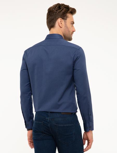 Lacivert Slim Fit Gömlek - 50209557006