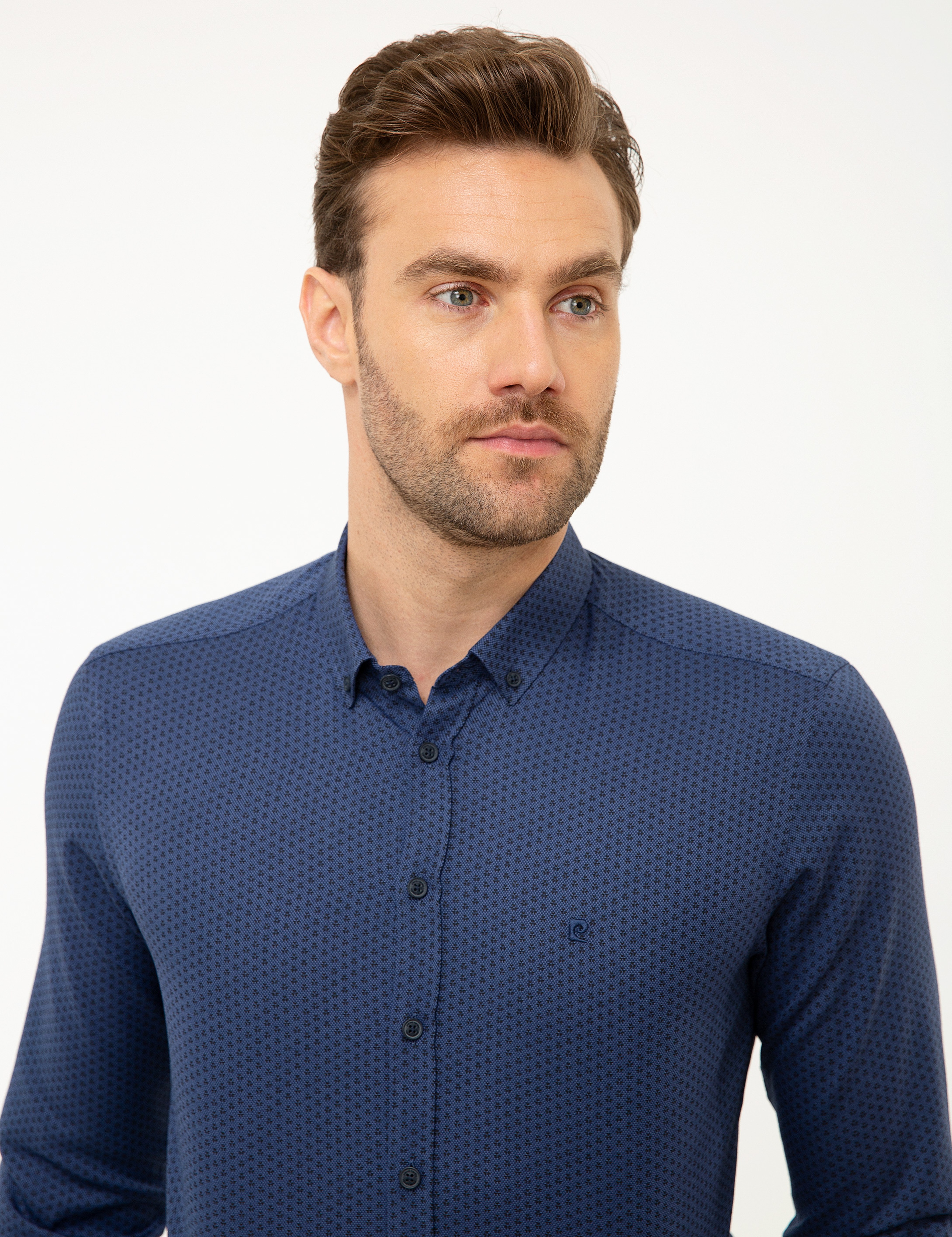 Lacivert Slim Fit Gömlek - Image 2