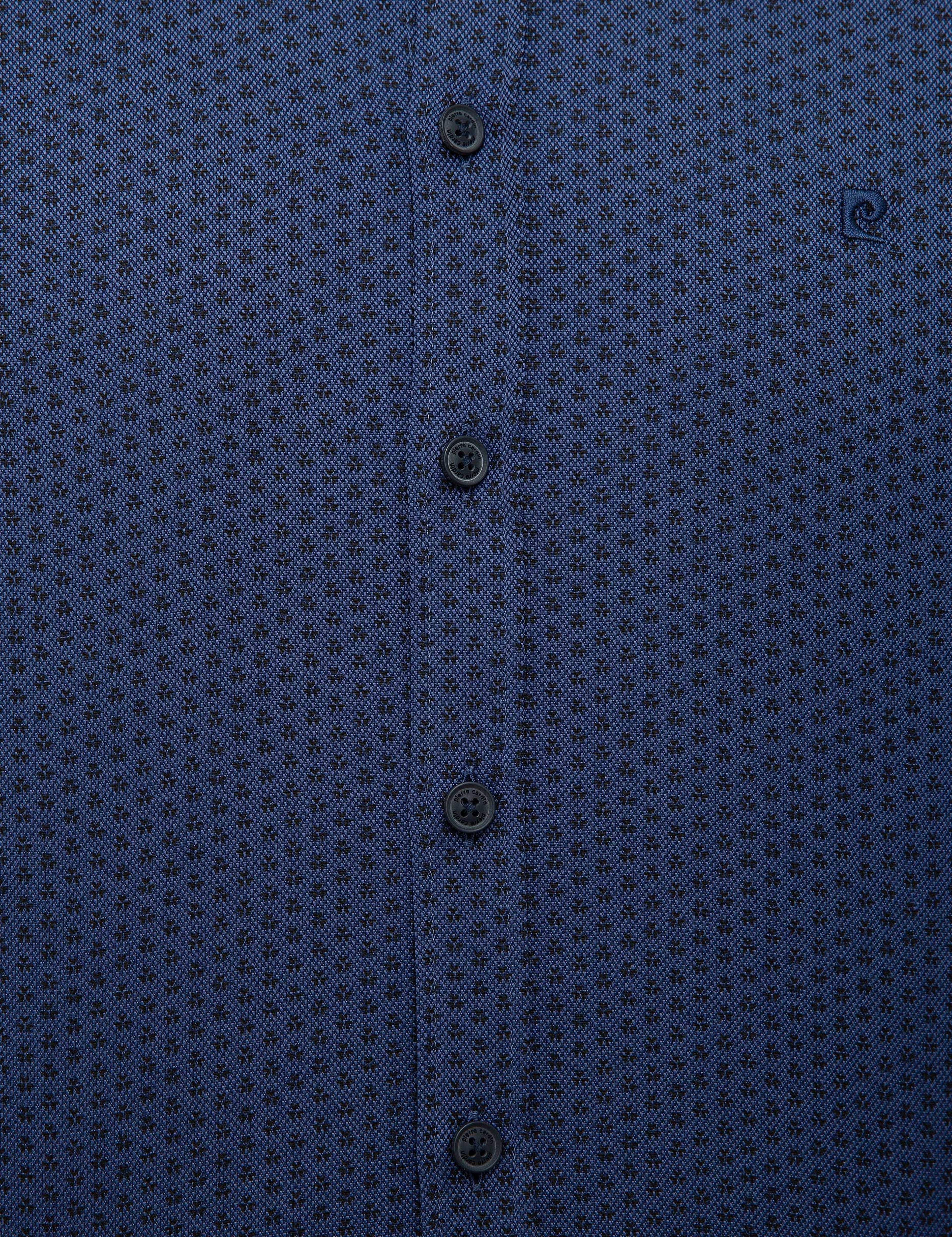 Lacivert Slim Fit Gömlek - Image 6