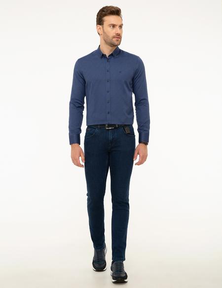 Lacivert Slim Fit Gömlek - 50209557006