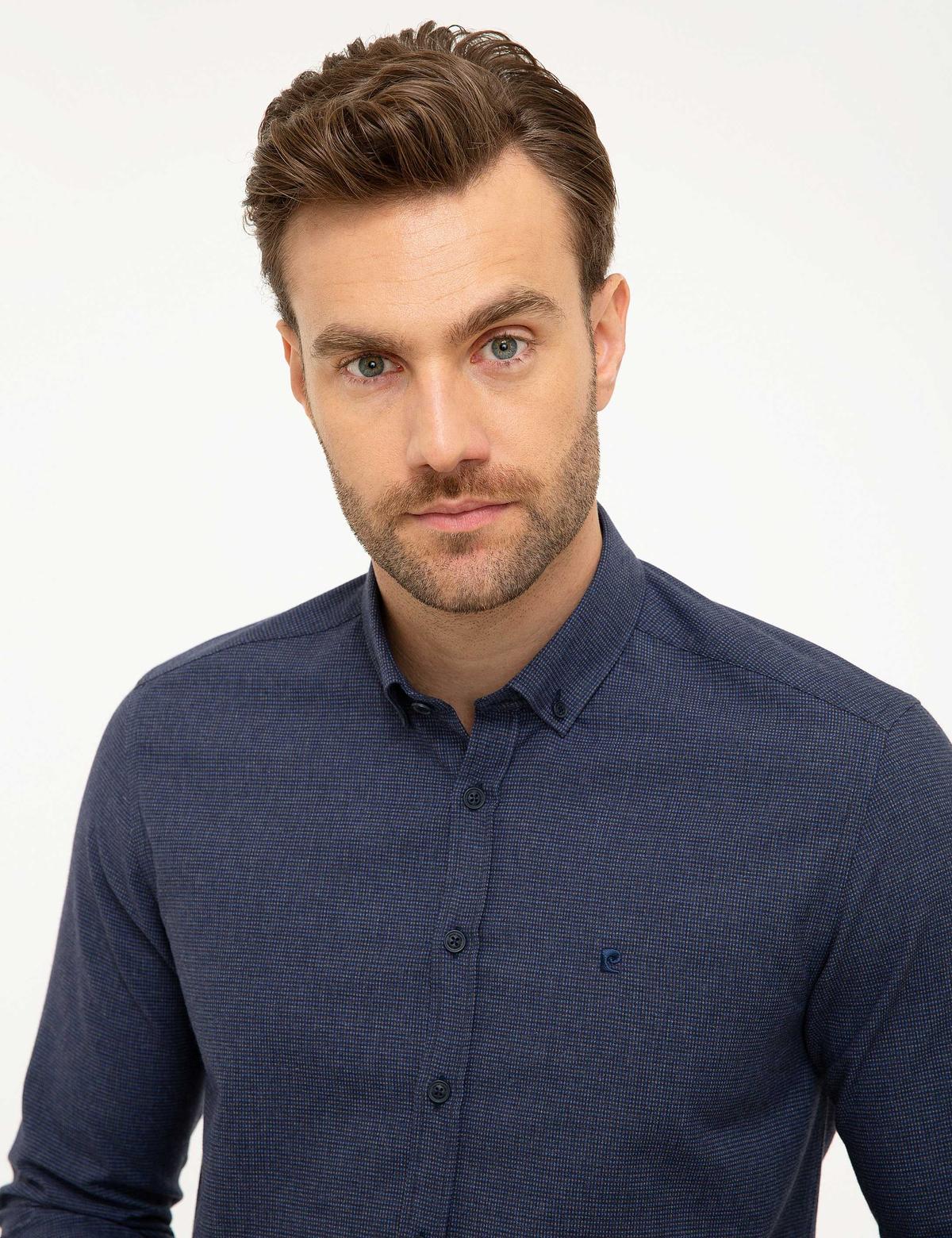 Lacivert Slim Fit Gömlek - 50209654005