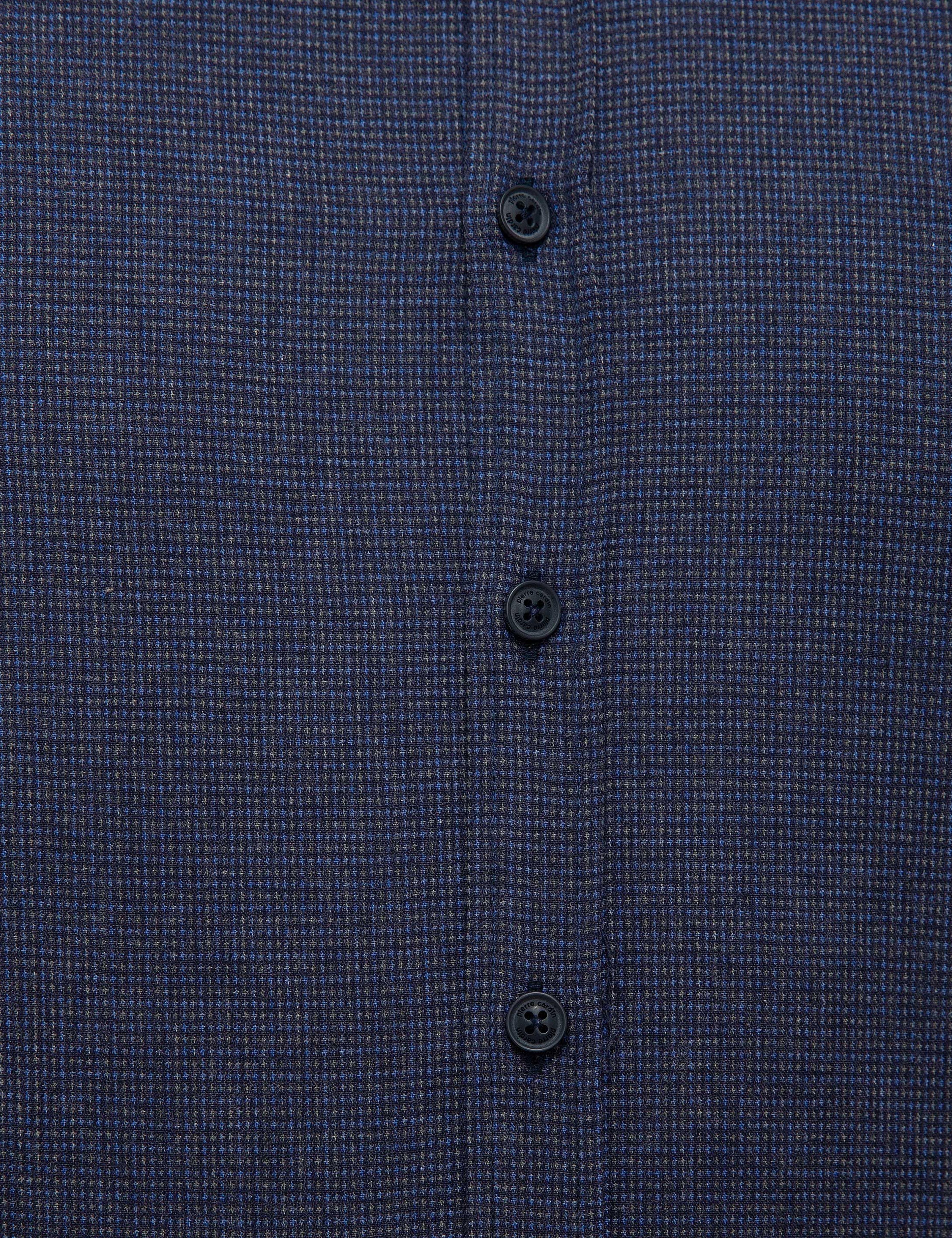 Lacivert Slim Fit Gömlek - Image 6