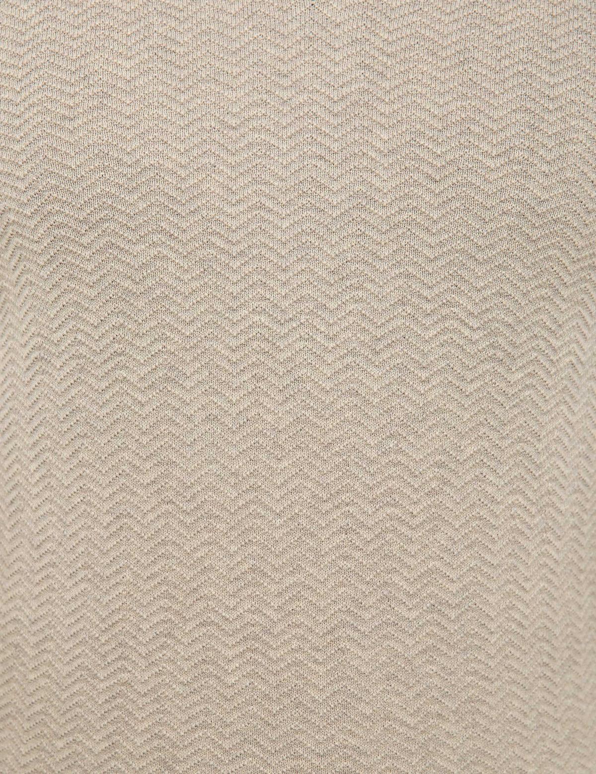 Kum Melanj Slim Fit V Yaka Triko Kazak - 50210687044