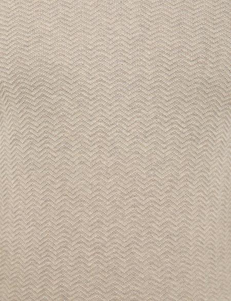 Kum Melanj Slim Fit V Yaka Triko Kazak - 50210687044