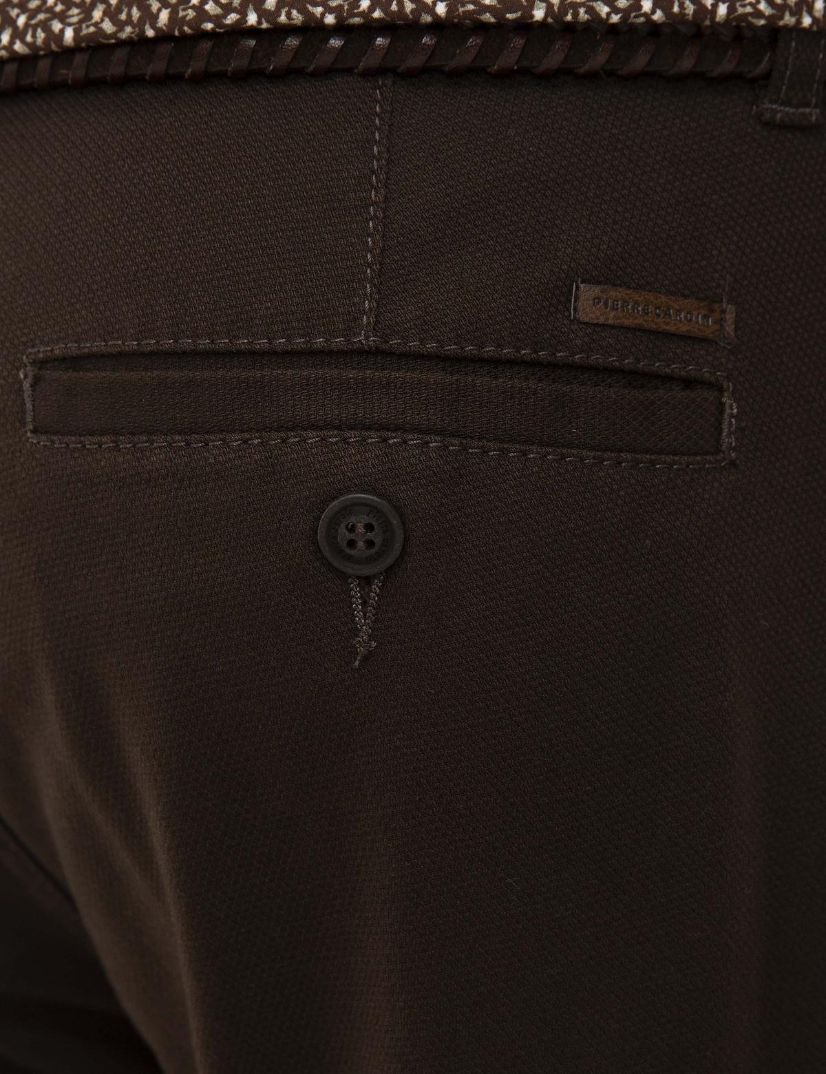 Kahverengi Slim Fit Kanvas Pantolon - 50209800129