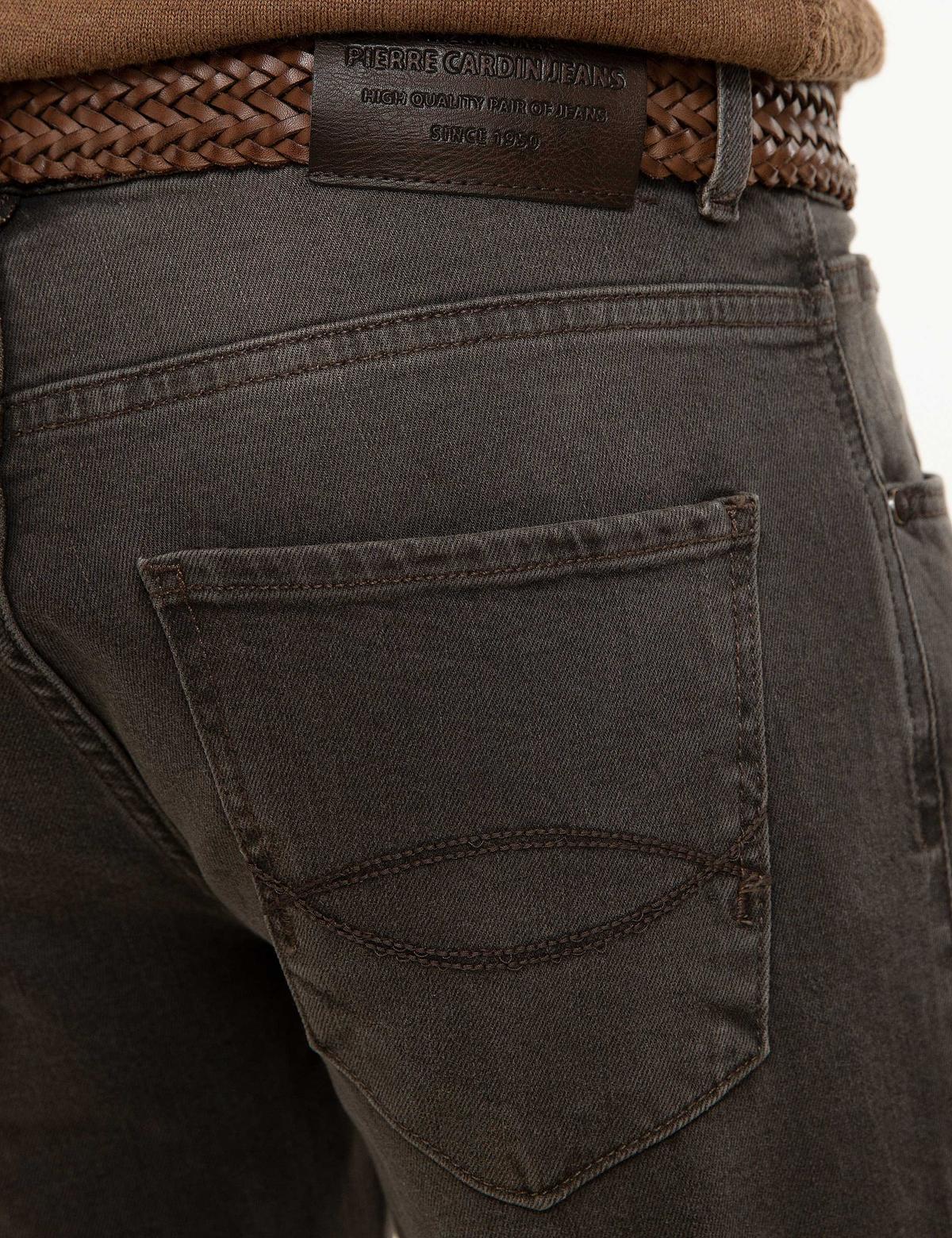 Kahverengi Slim Fit Denim Pantolon - 50210482038